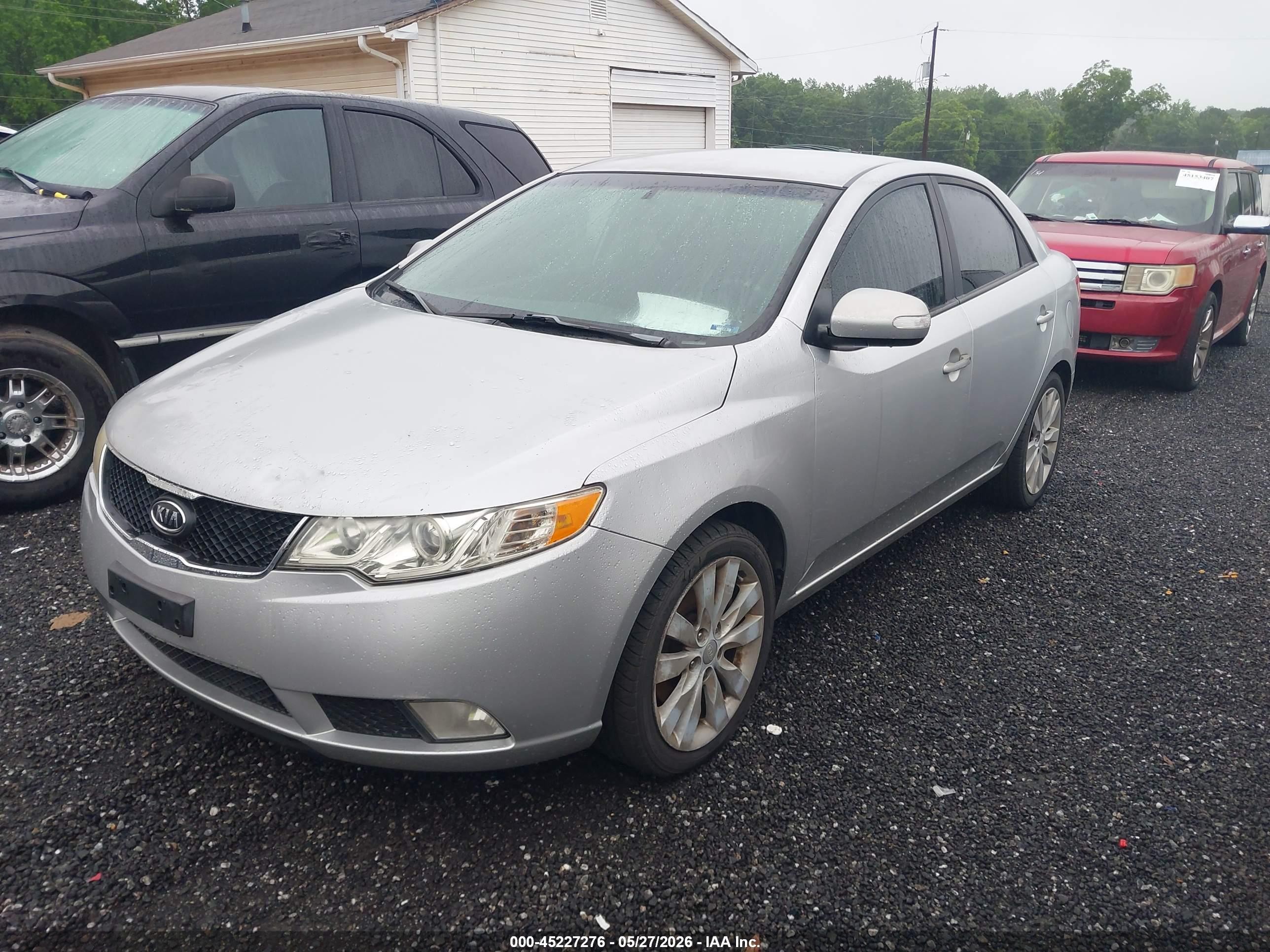 2010 Kia Forte Sx Silver vin: KNAFW4A38A5048839