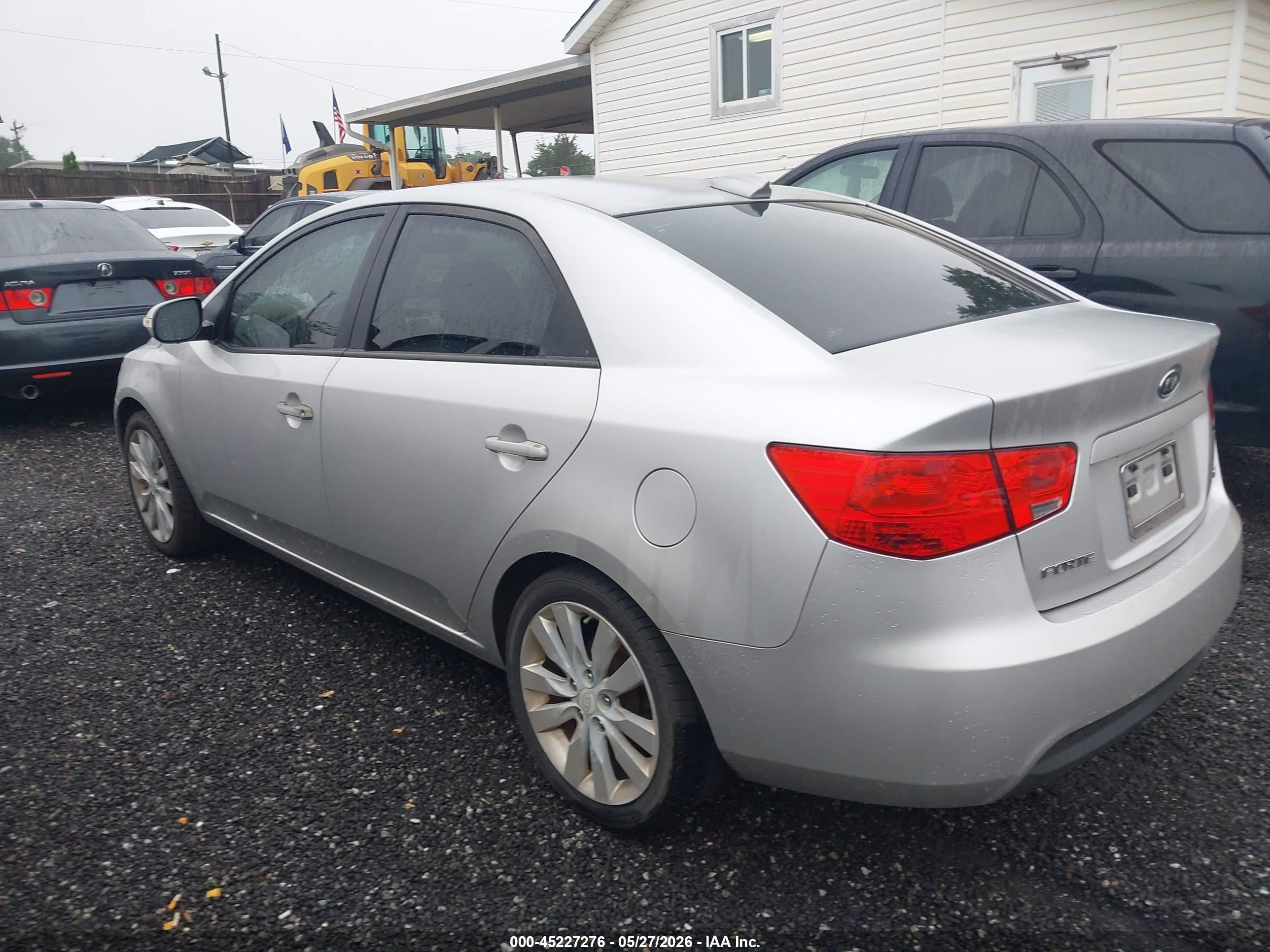 2010 Kia Forte Sx Silver vin: KNAFW4A38A5048839