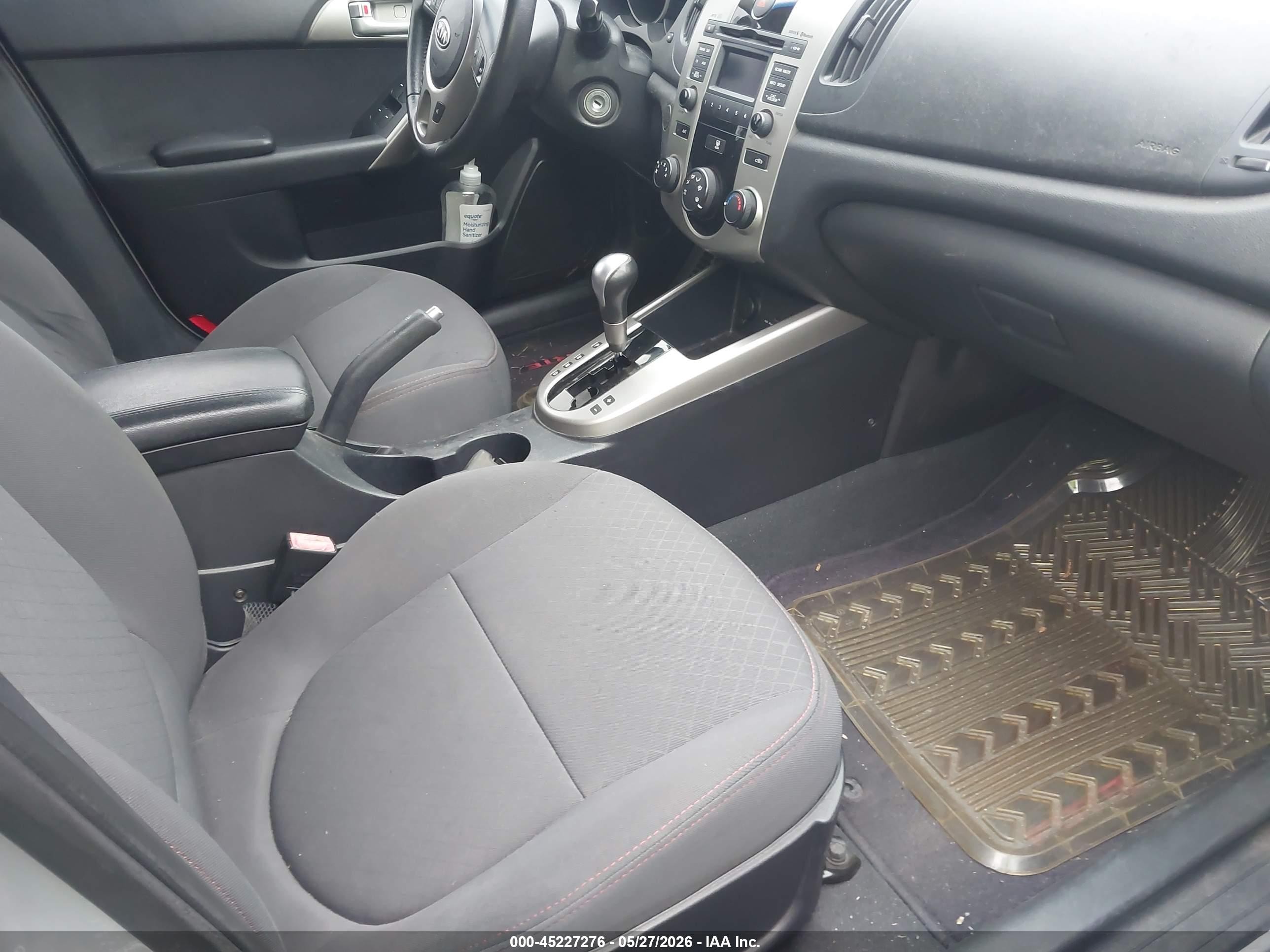 2010 Kia Forte Sx Silver vin: KNAFW4A38A5048839