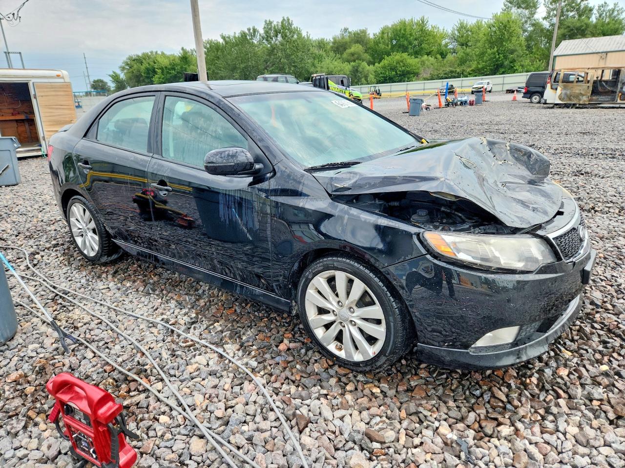 2012 Kia Forte Sx Black vin: KNAFW4A38C5497439