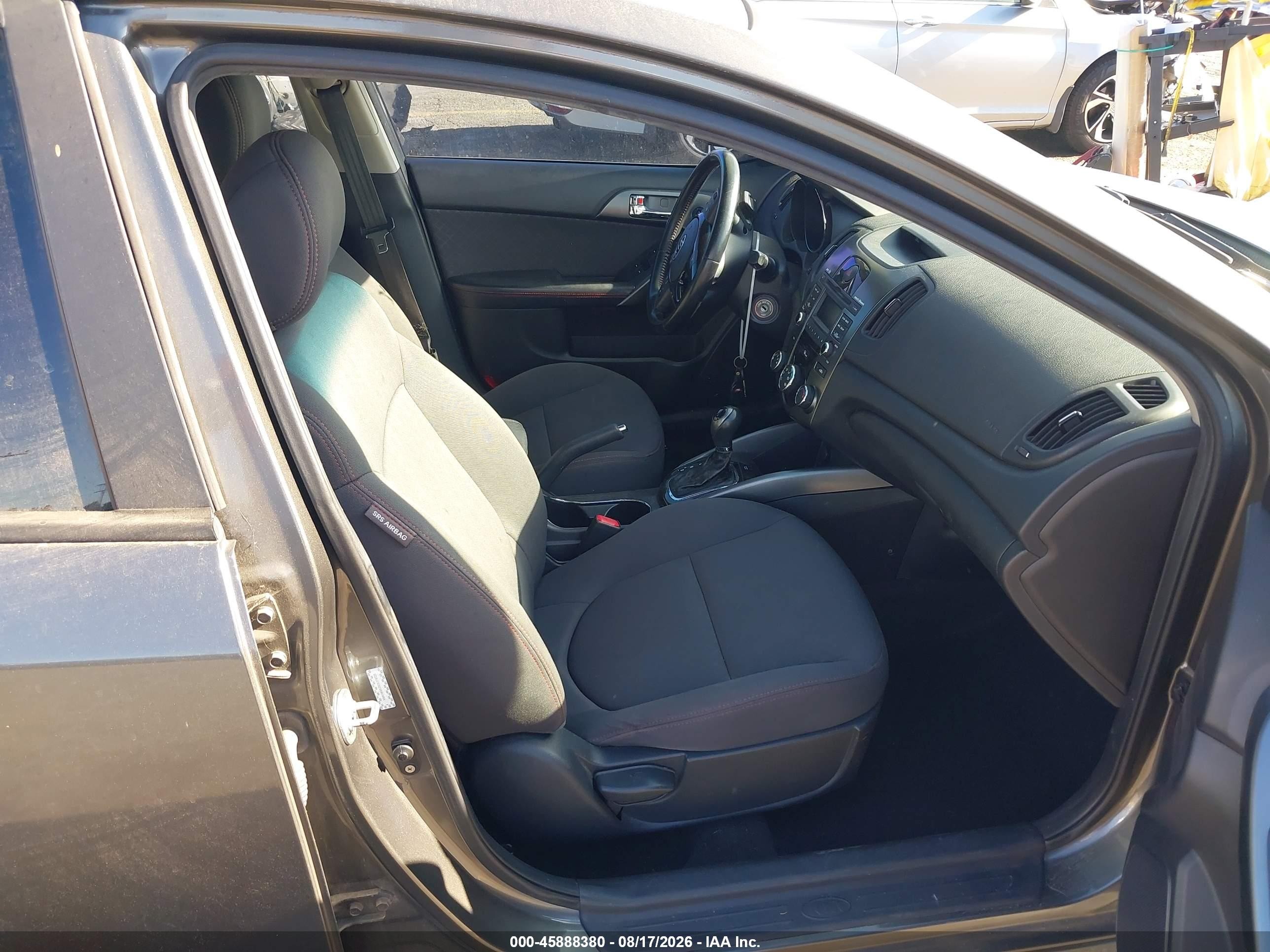 2013 Kia Forte Sx Gray vin: KNAFW4A39D5724333