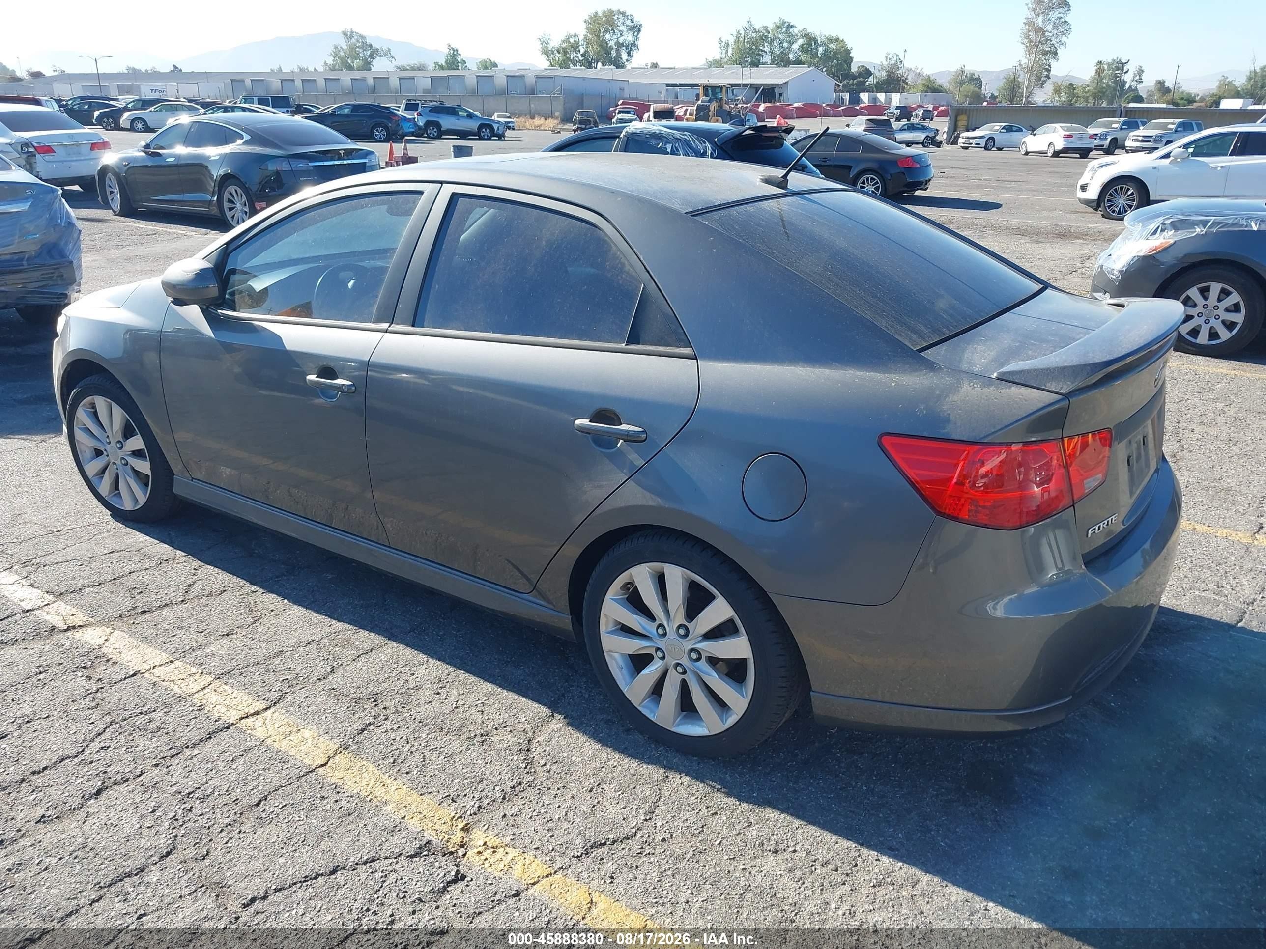 2013 Kia Forte Sx Gray vin: KNAFW4A39D5724333