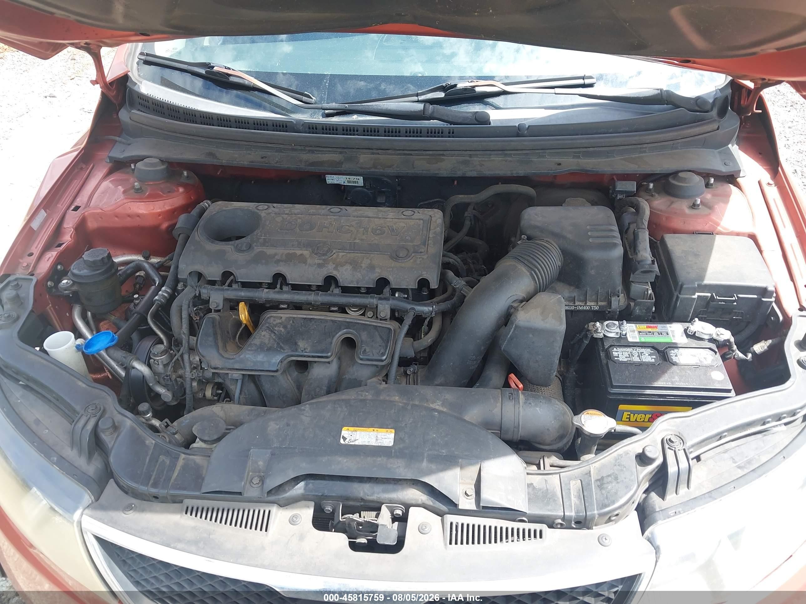 2010 Kia Forte Sx Оранжевый vin: KNAFW4A3XA5047885