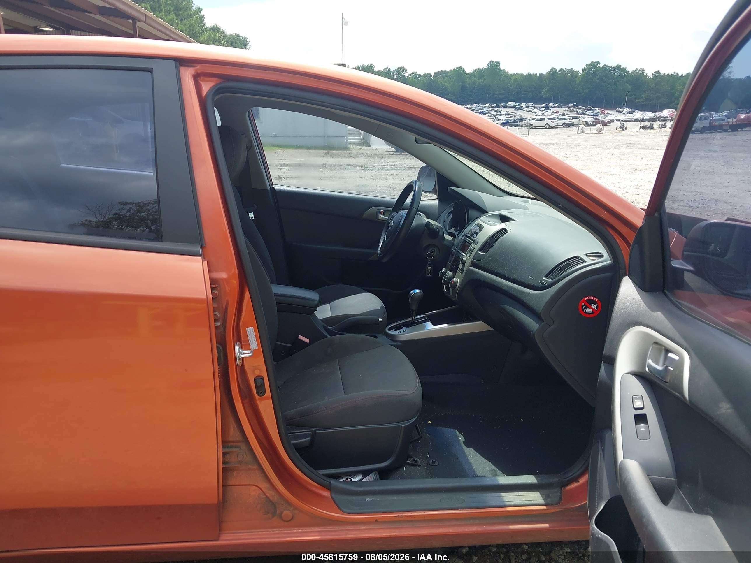 2010 Kia Forte Sx Оранжевый vin: KNAFW4A3XA5047885