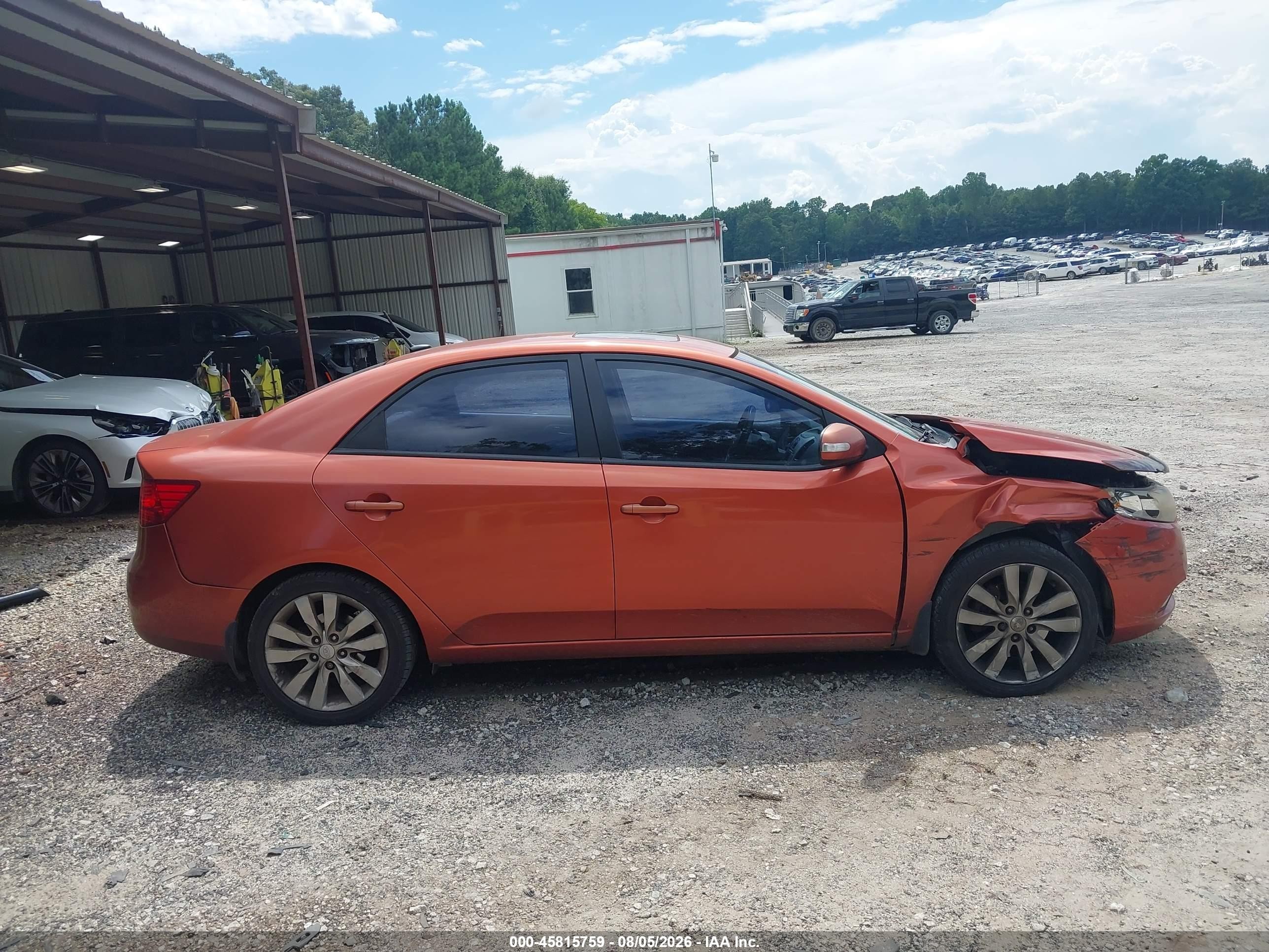 2010 Kia Forte Sx Оранжевый vin: KNAFW4A3XA5047885