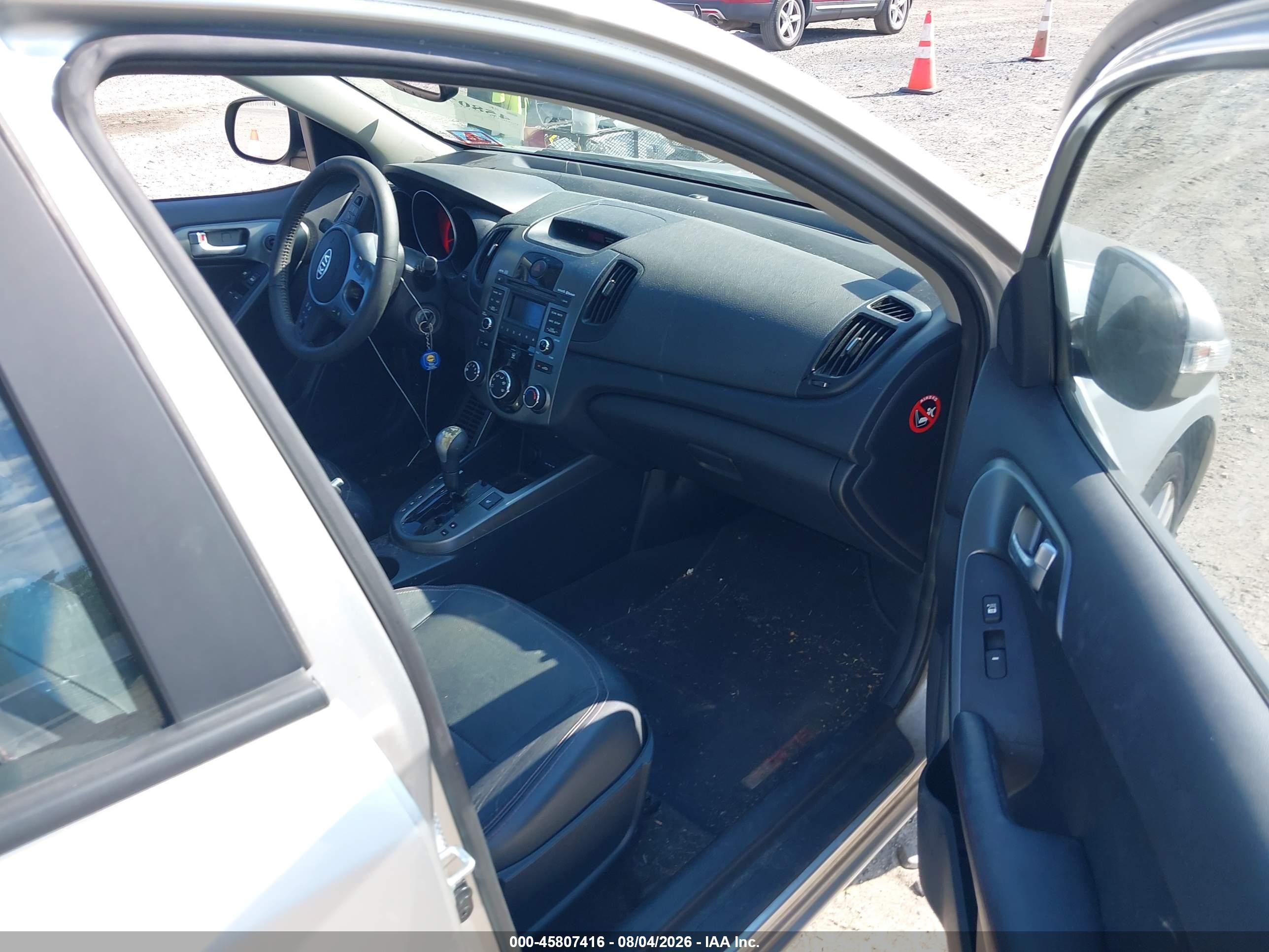 2010 Kia Forte Sx Silver vin: KNAFW4A3XA5140177