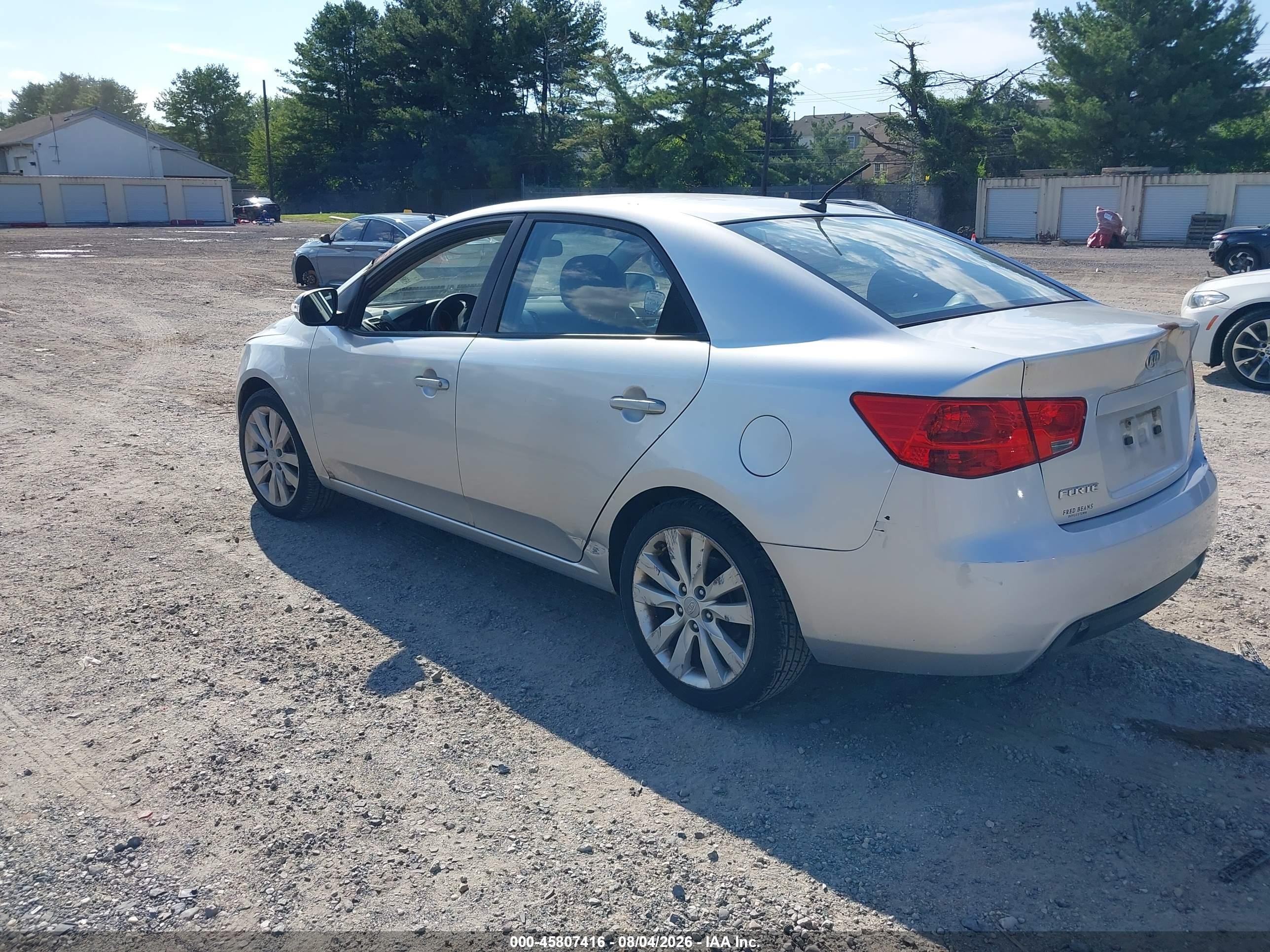 2010 Kia Forte Sx Silver vin: KNAFW4A3XA5140177
