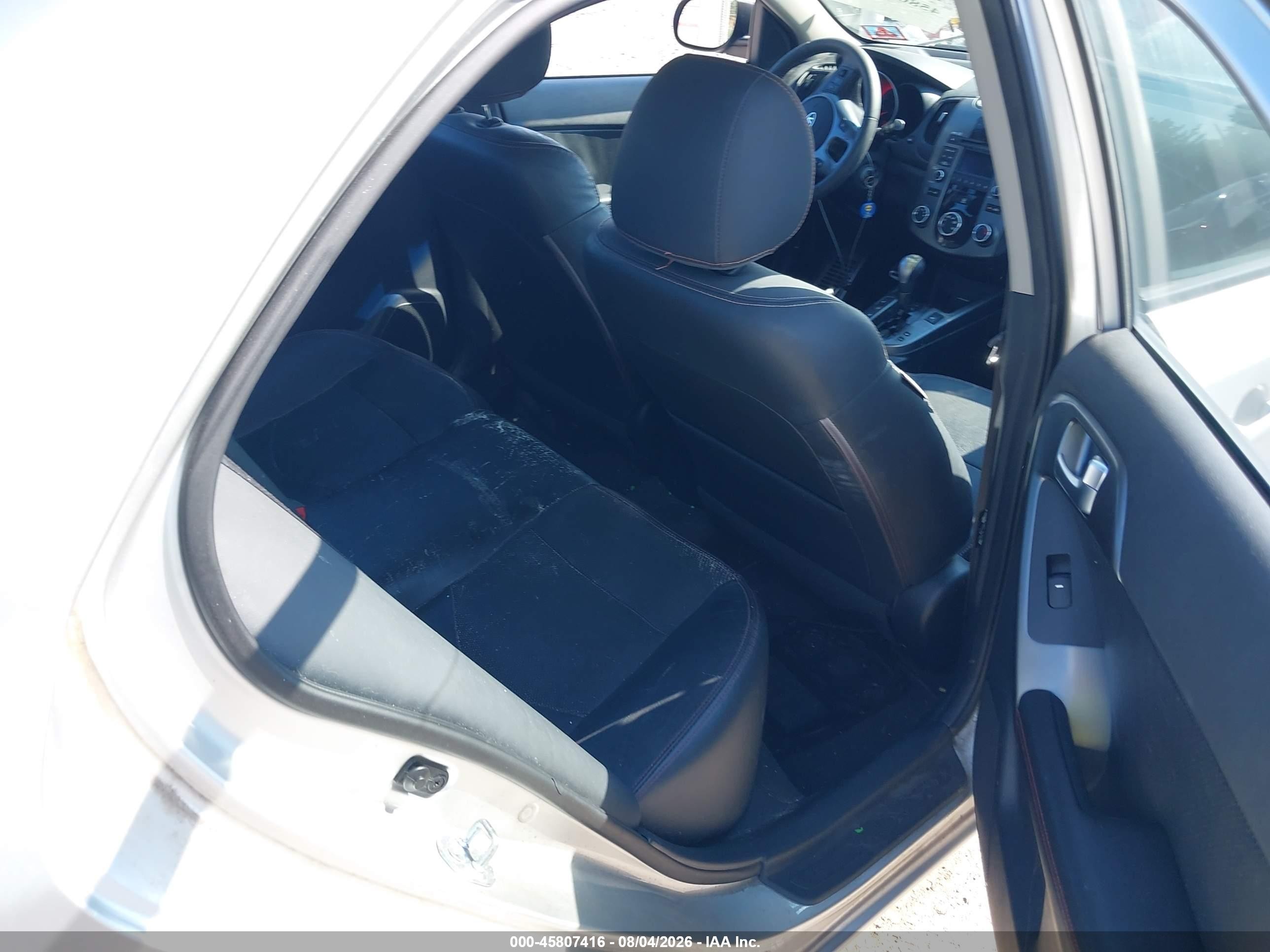 2010 Kia Forte Sx Silver vin: KNAFW4A3XA5140177