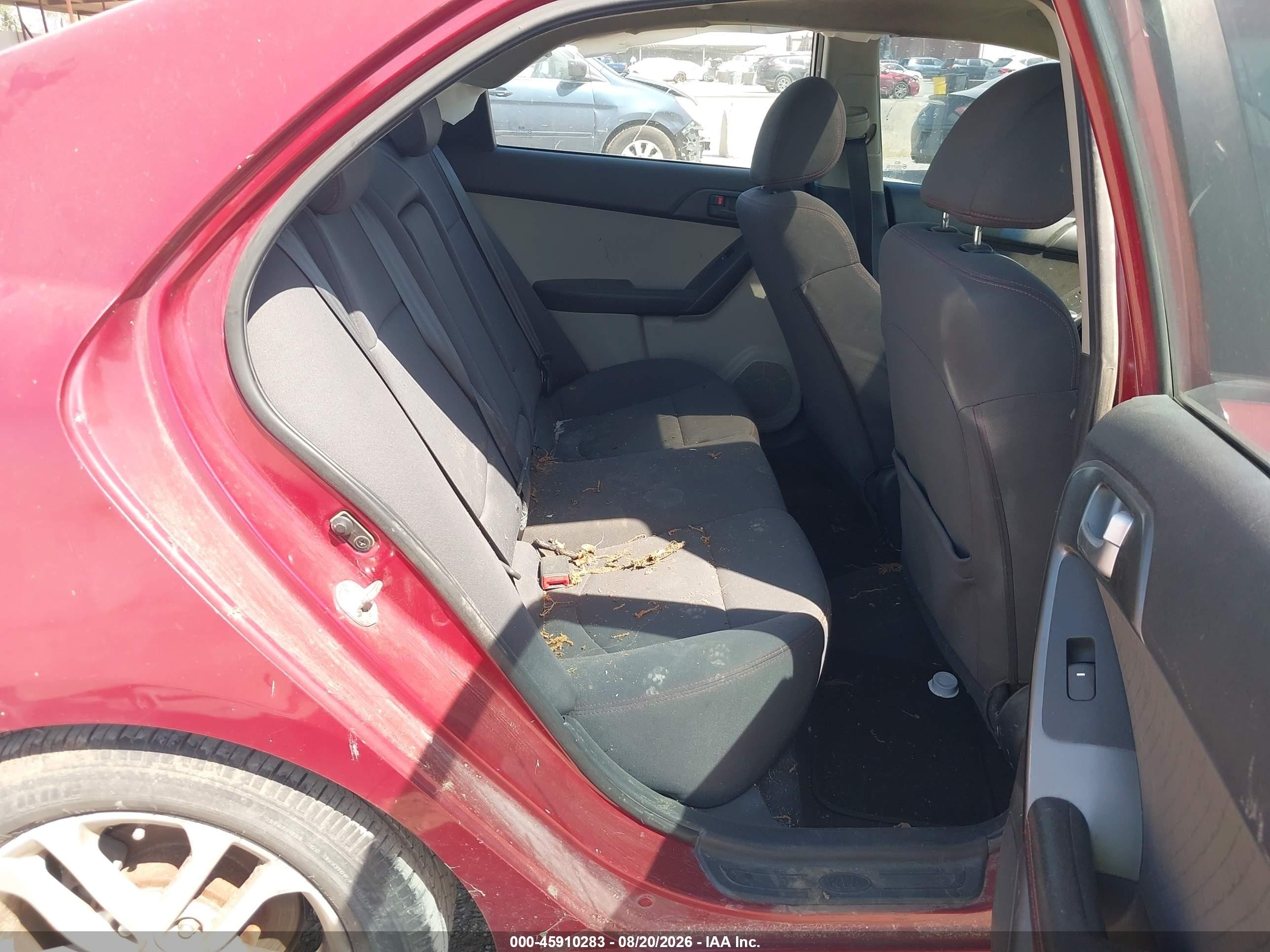 2010 Kia Forte Sx Burgundy vin: KNAFW4A3XA5277653