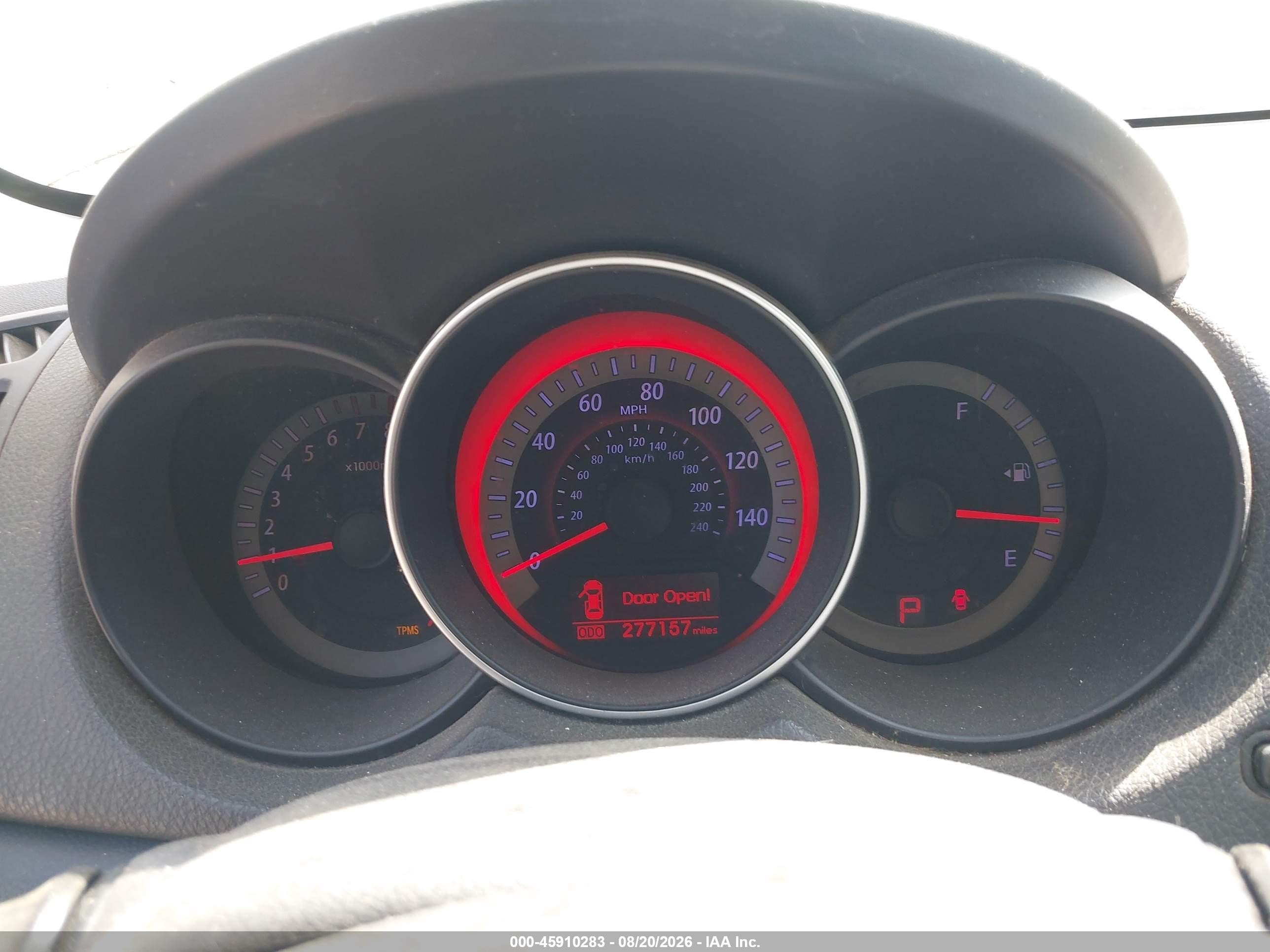 2010 Kia Forte Sx Burgundy vin: KNAFW4A3XA5277653