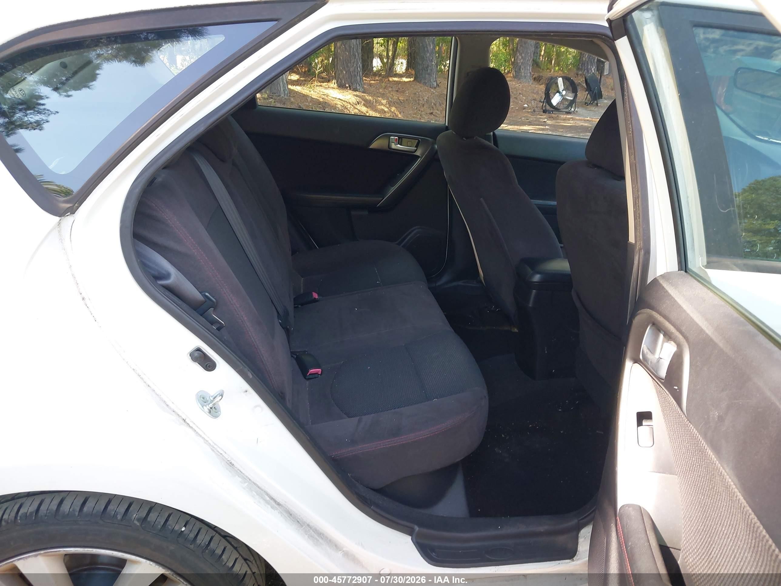 2011 Kia Forte Sx White vin: KNAFW5A30B5335423
