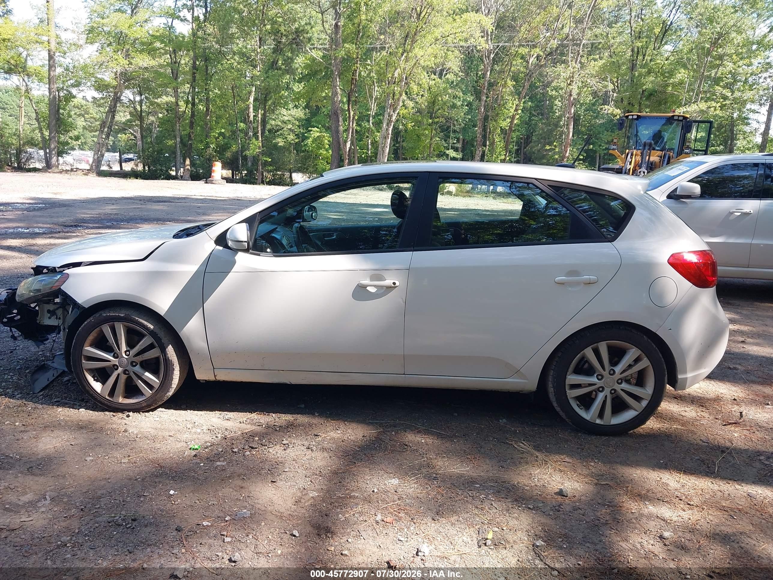 2011 Kia Forte Sx White vin: KNAFW5A30B5335423