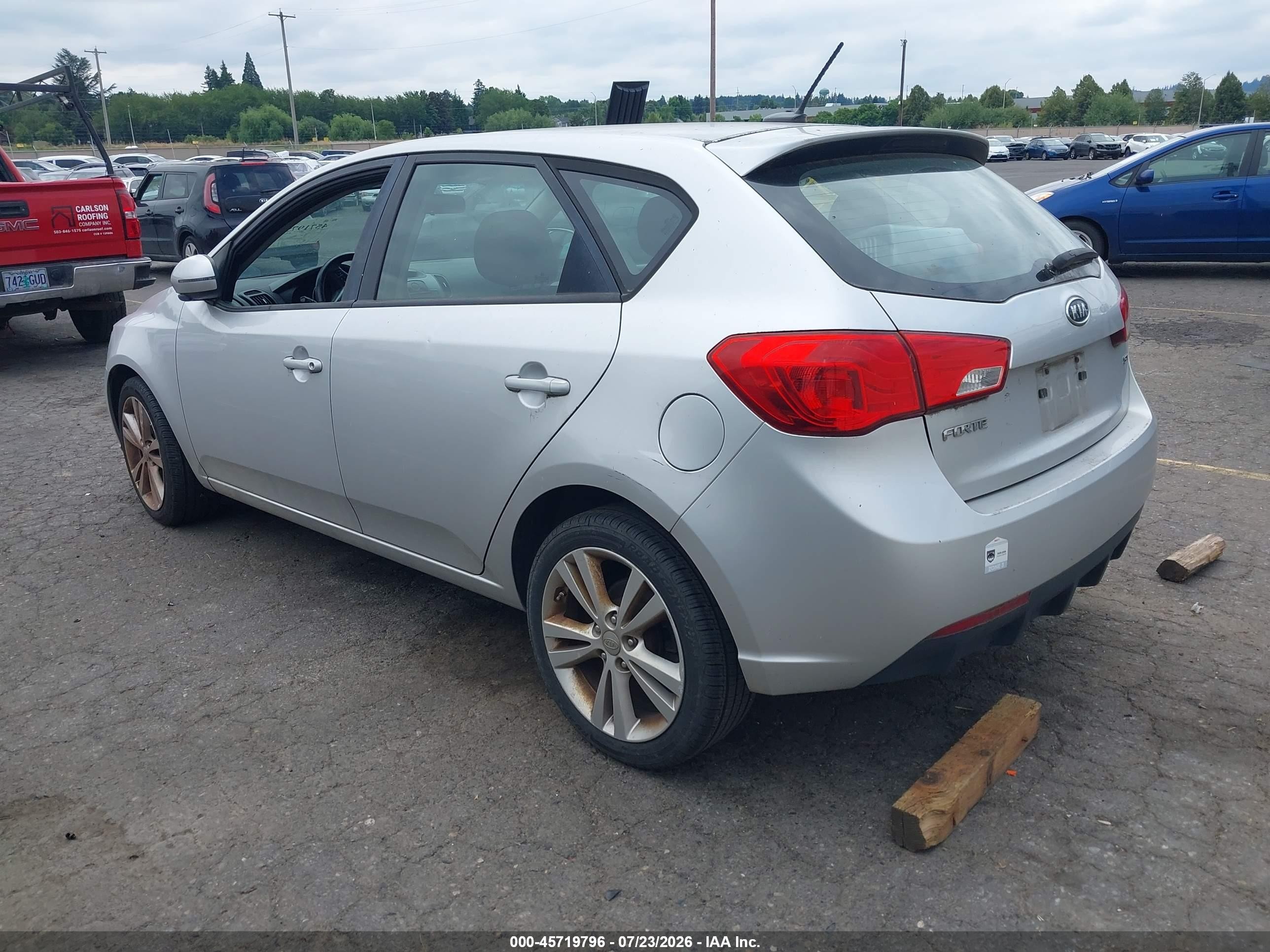 2011 Kia Forte Sx Silver vin: KNAFW5A31B5324169