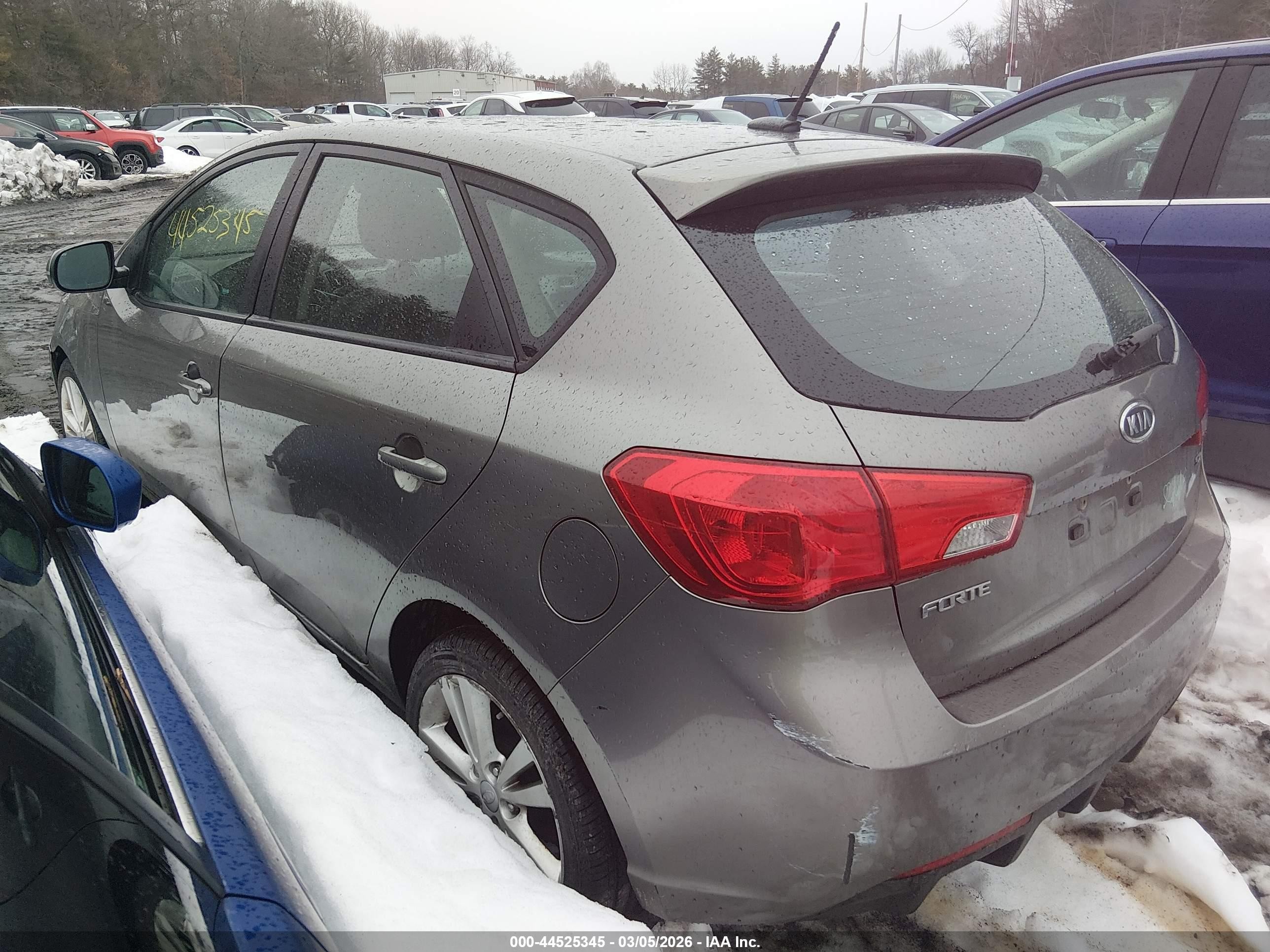 2011 Kia Forte Sx Серый vin: KNAFW5A31B5385571
