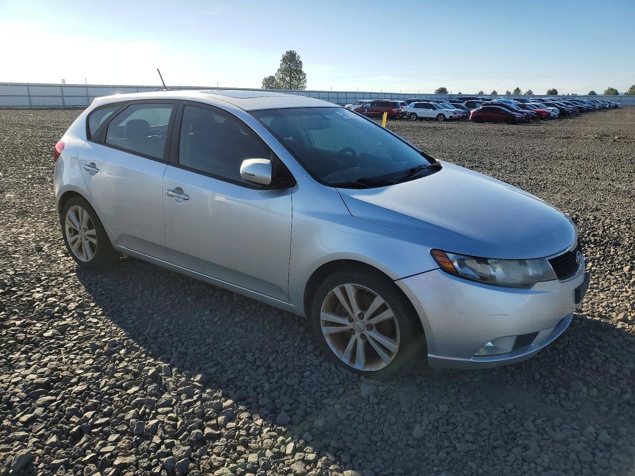 2011 Kia Forte5 Sx Silver vin: KNAFW5A32B5330028