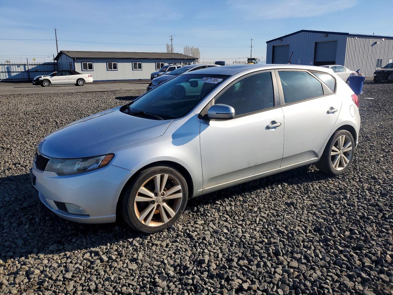 2011 Kia Forte5 Sx Silver vin: KNAFW5A32B5330028