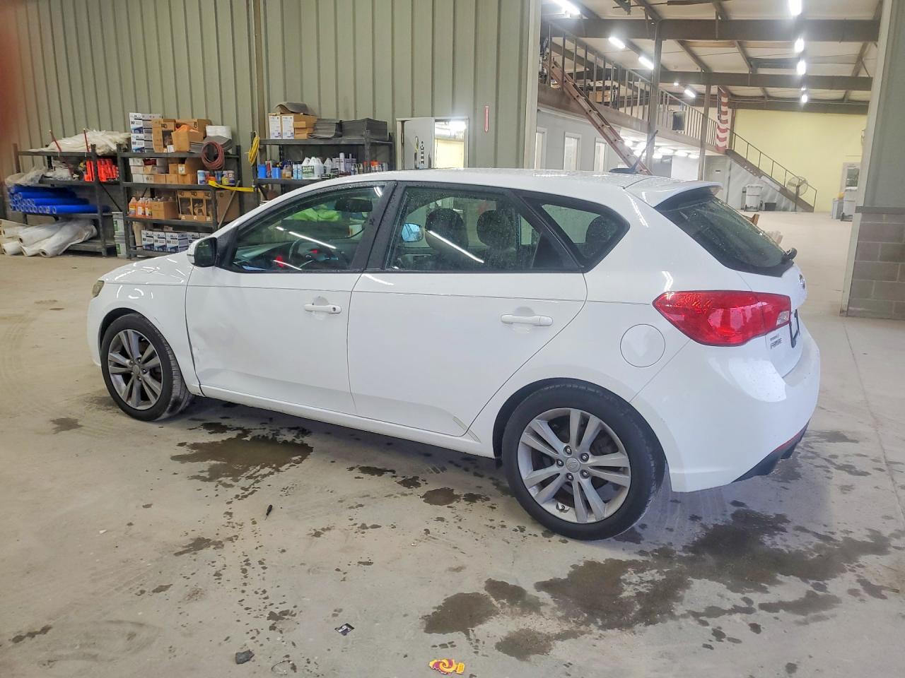 2011 Kia Forte5 Sx White vin: KNAFW5A33B5408817