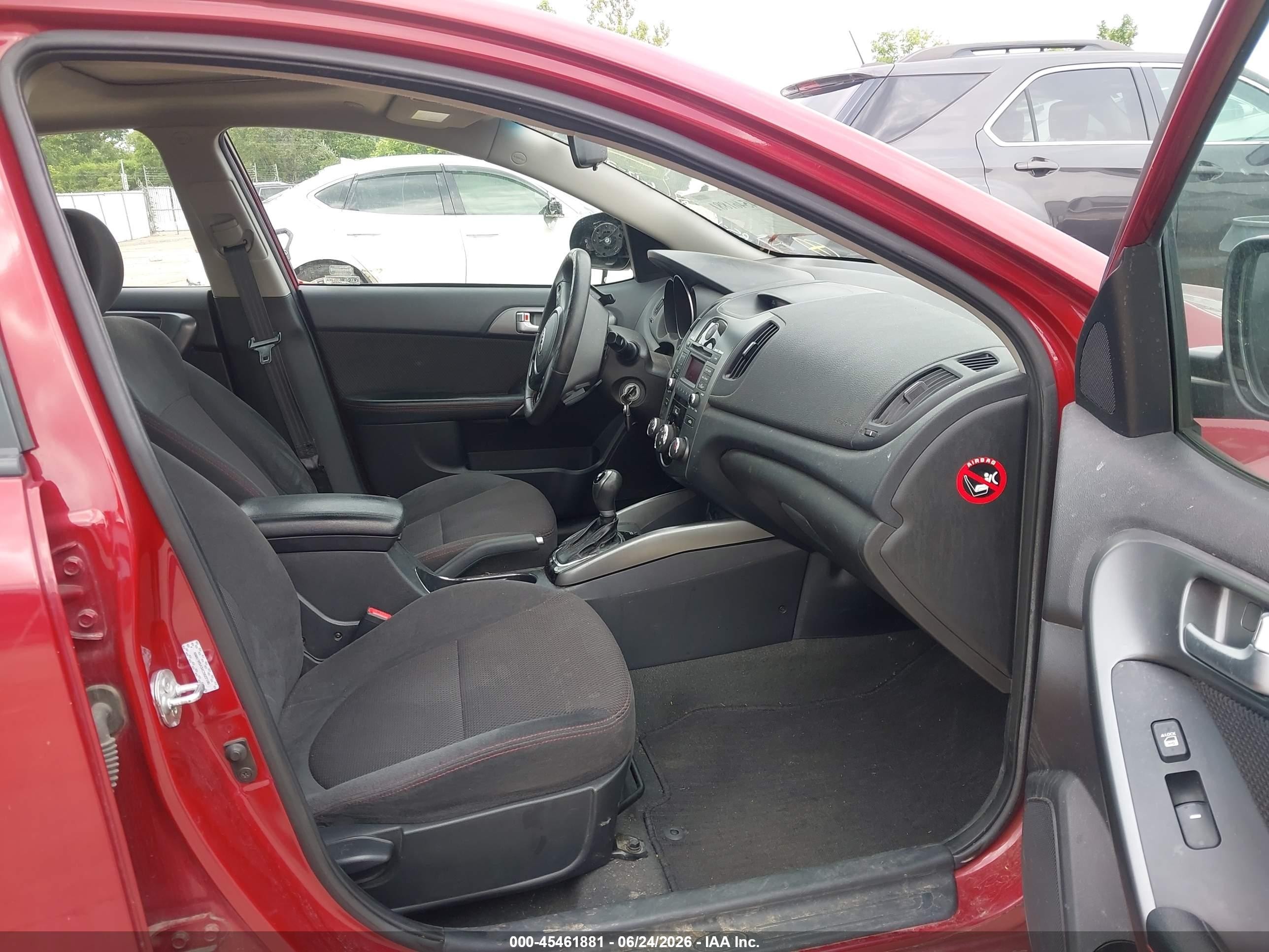 2012 Kia Forte Sx Red vin: KNAFW5A34C5522195