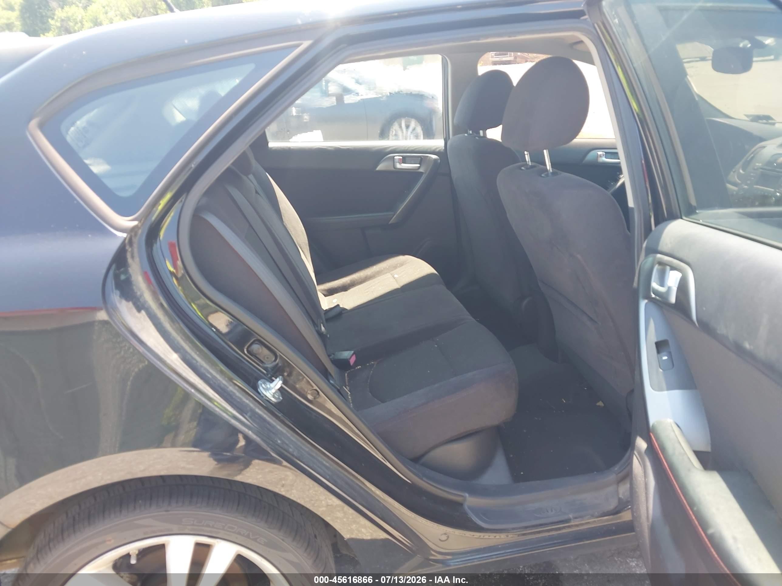 2011 Kia Forte Sx Black vin: KNAFW5A37B5329392