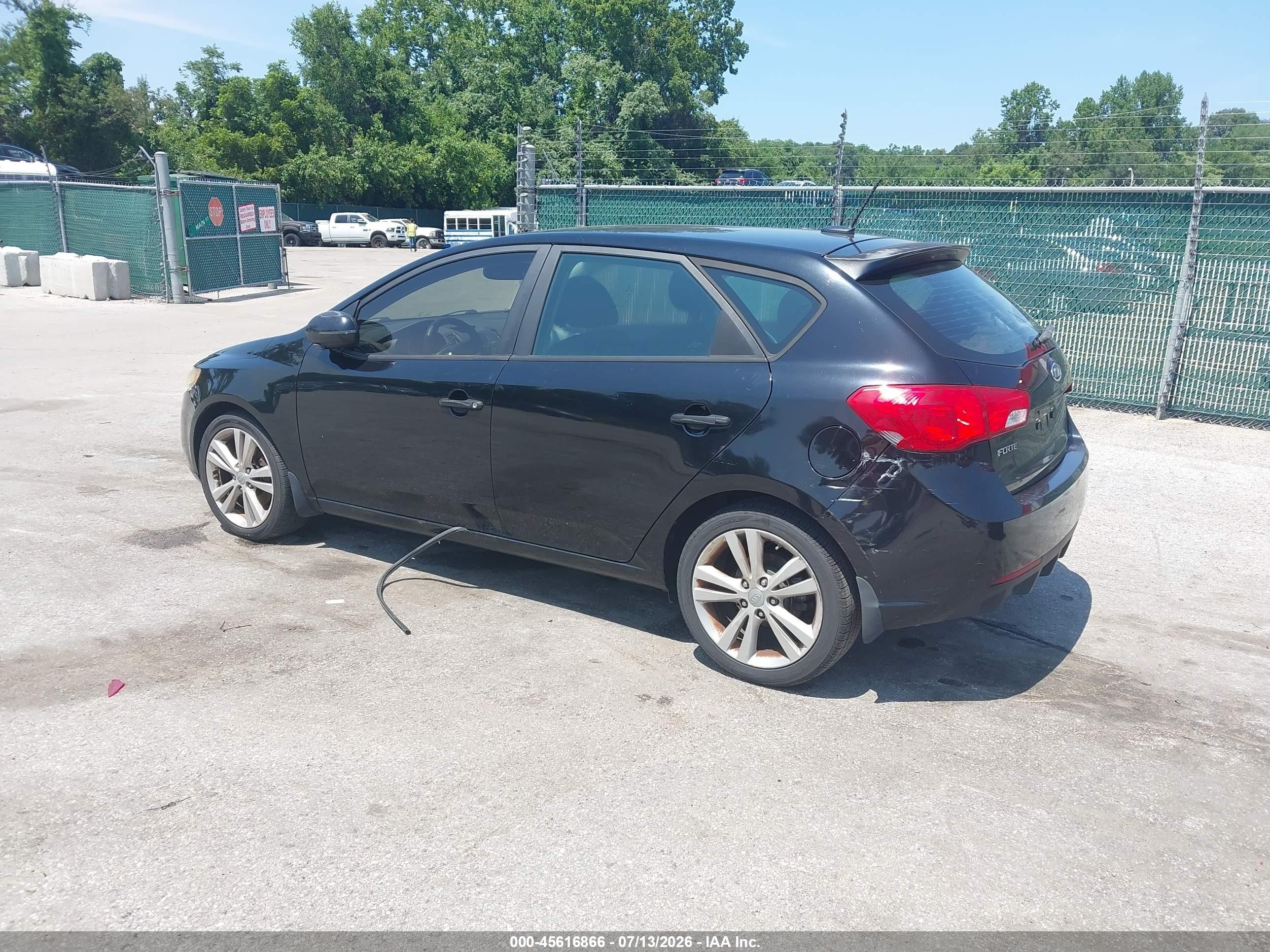 2011 Kia Forte Sx Black vin: KNAFW5A37B5329392