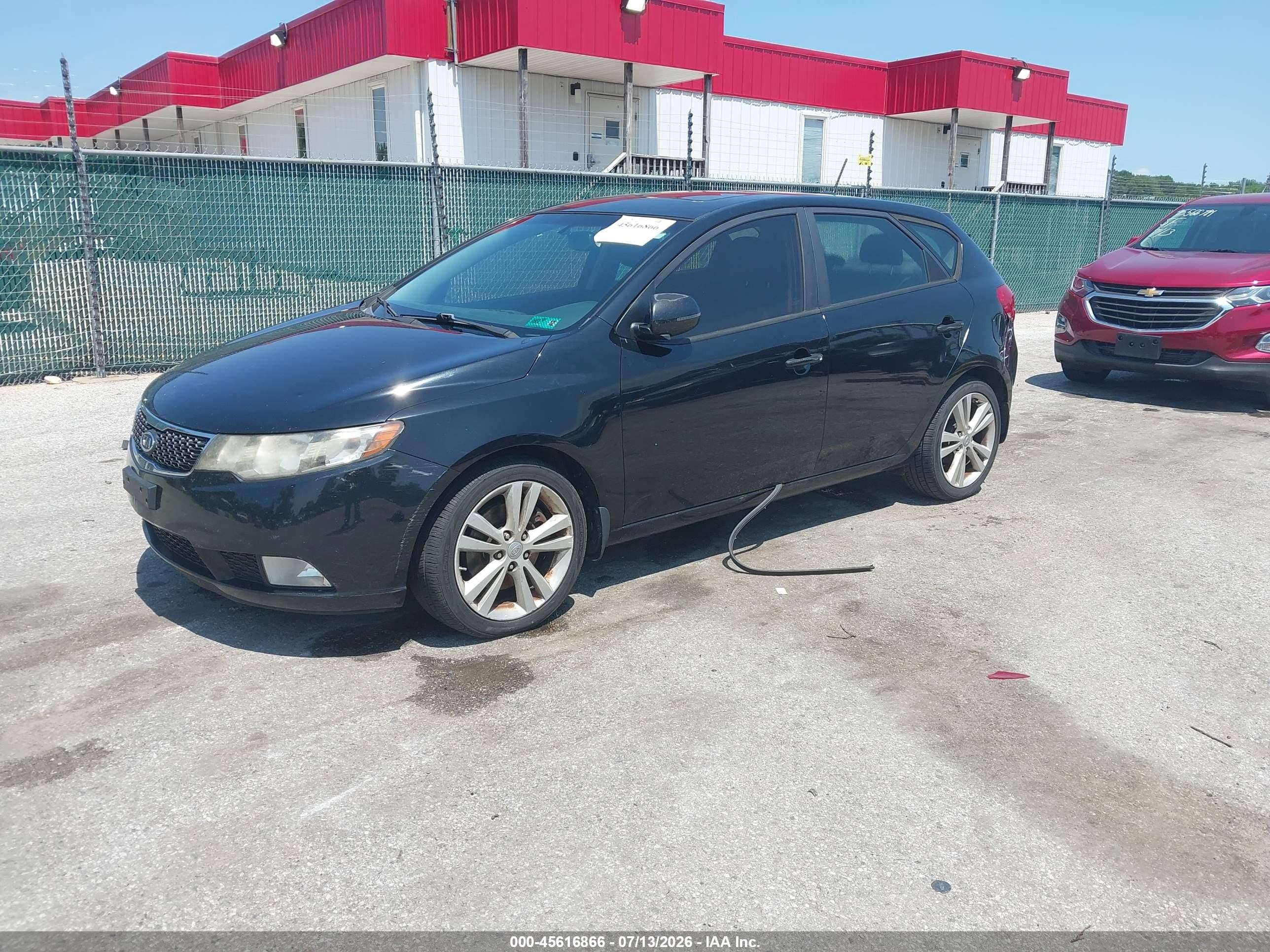 2011 Kia Forte Sx Black vin: KNAFW5A37B5329392