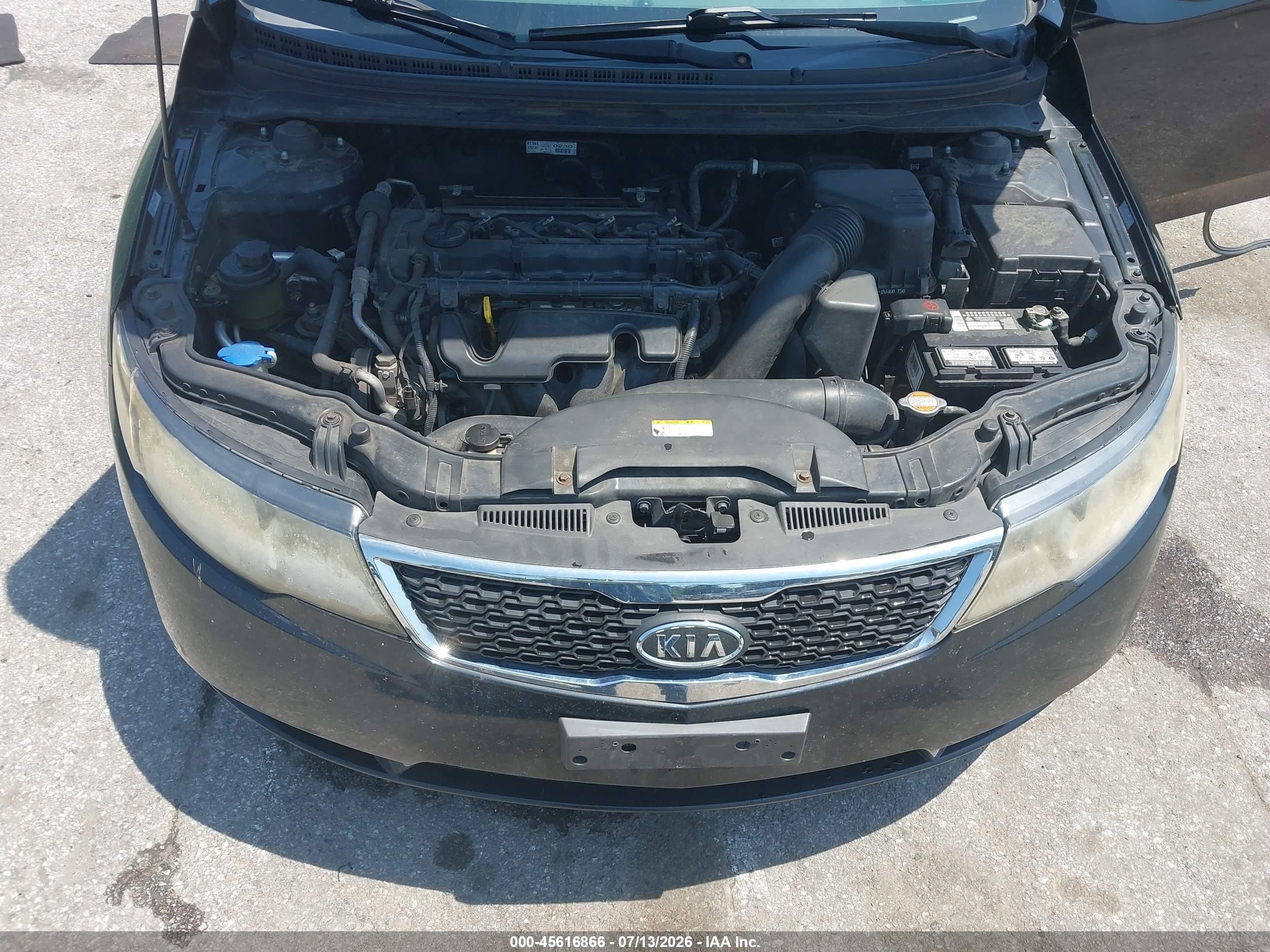 2011 Kia Forte Sx Black vin: KNAFW5A37B5329392