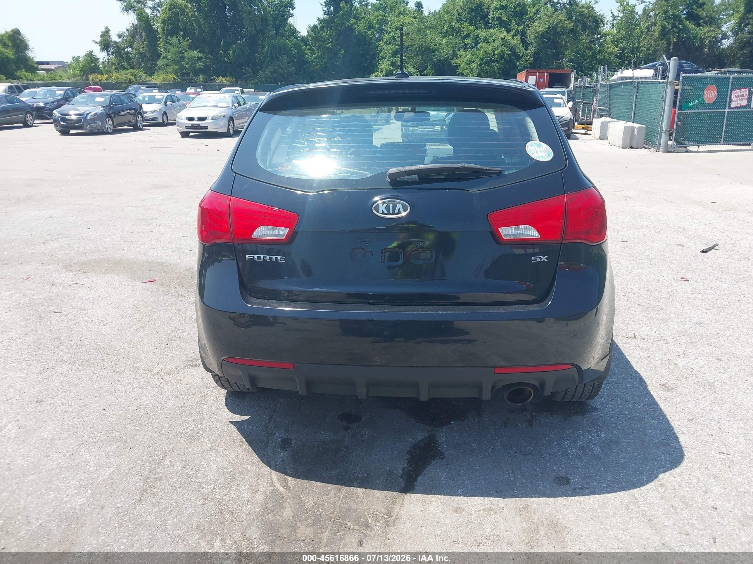 2011 Kia Forte Sx Black vin: KNAFW5A37B5329392