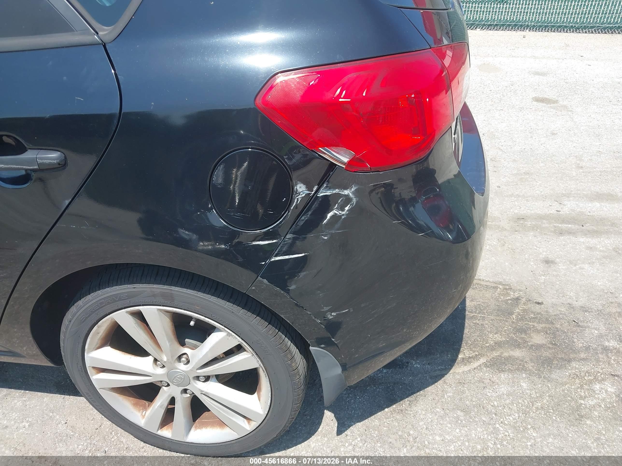 2011 Kia Forte Sx Black vin: KNAFW5A37B5329392