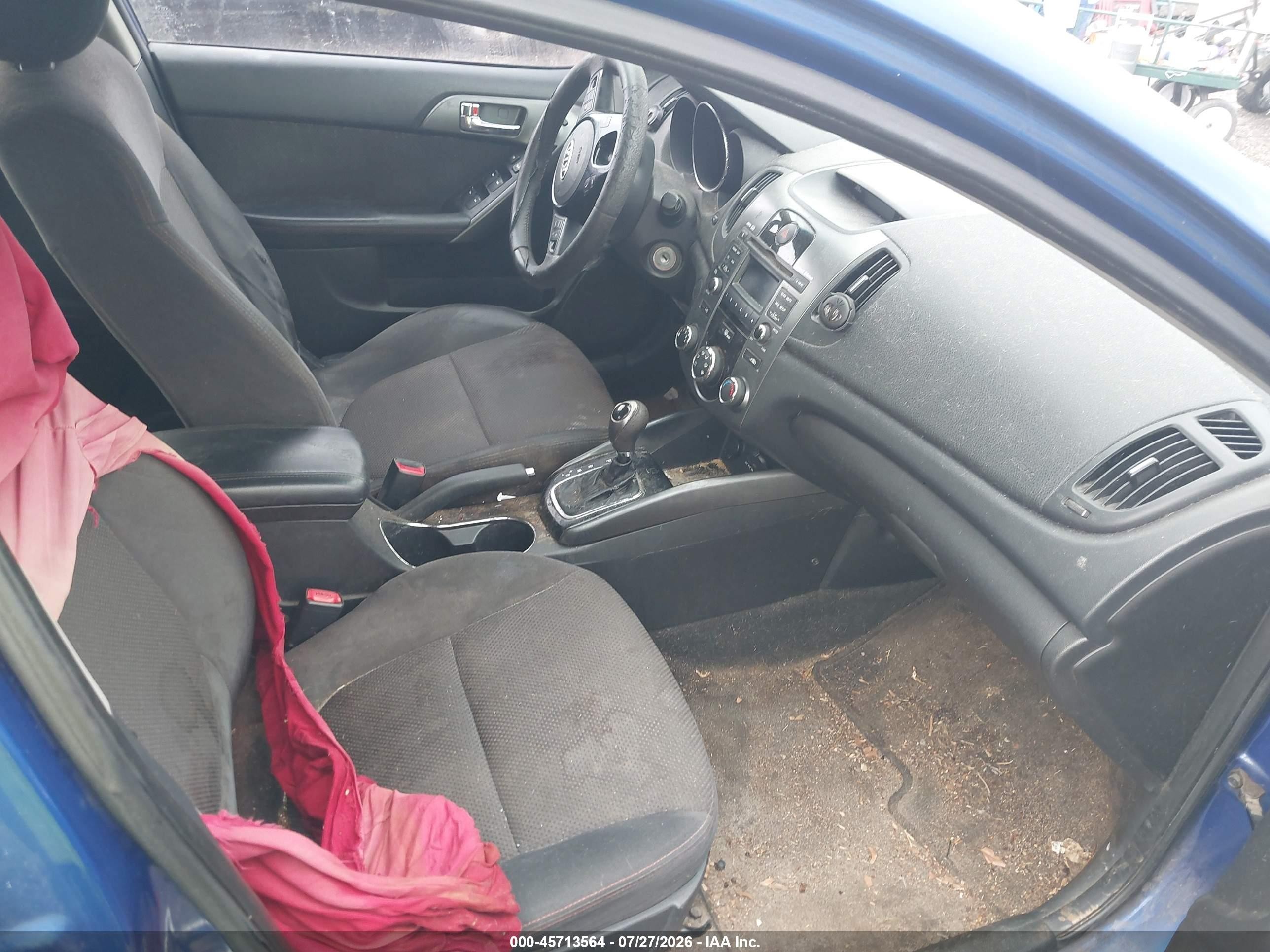 2013 Kia Forte Sx Blue vin: KNAFW5A38D5663885
