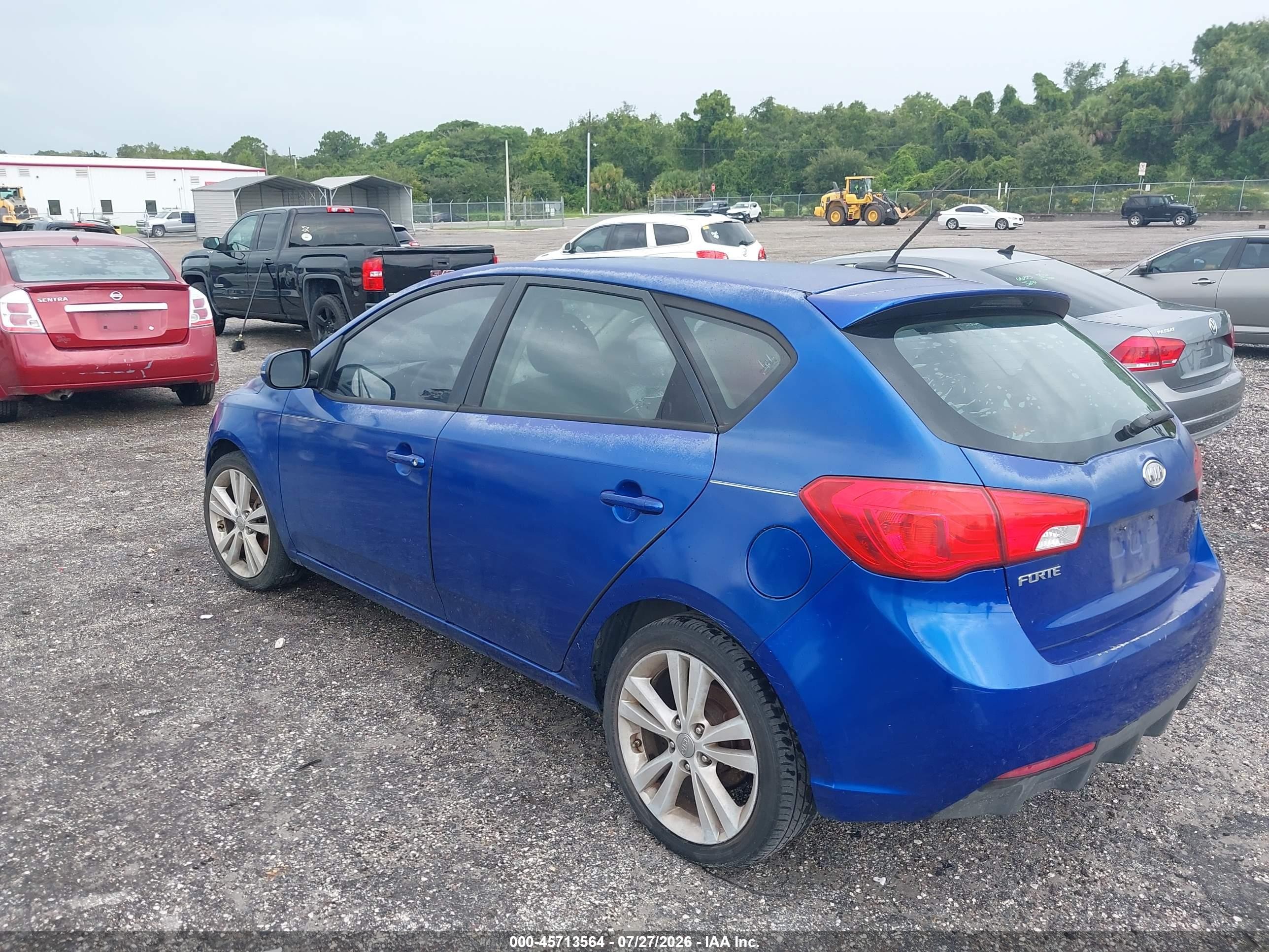 2013 Kia Forte Sx Blue vin: KNAFW5A38D5663885