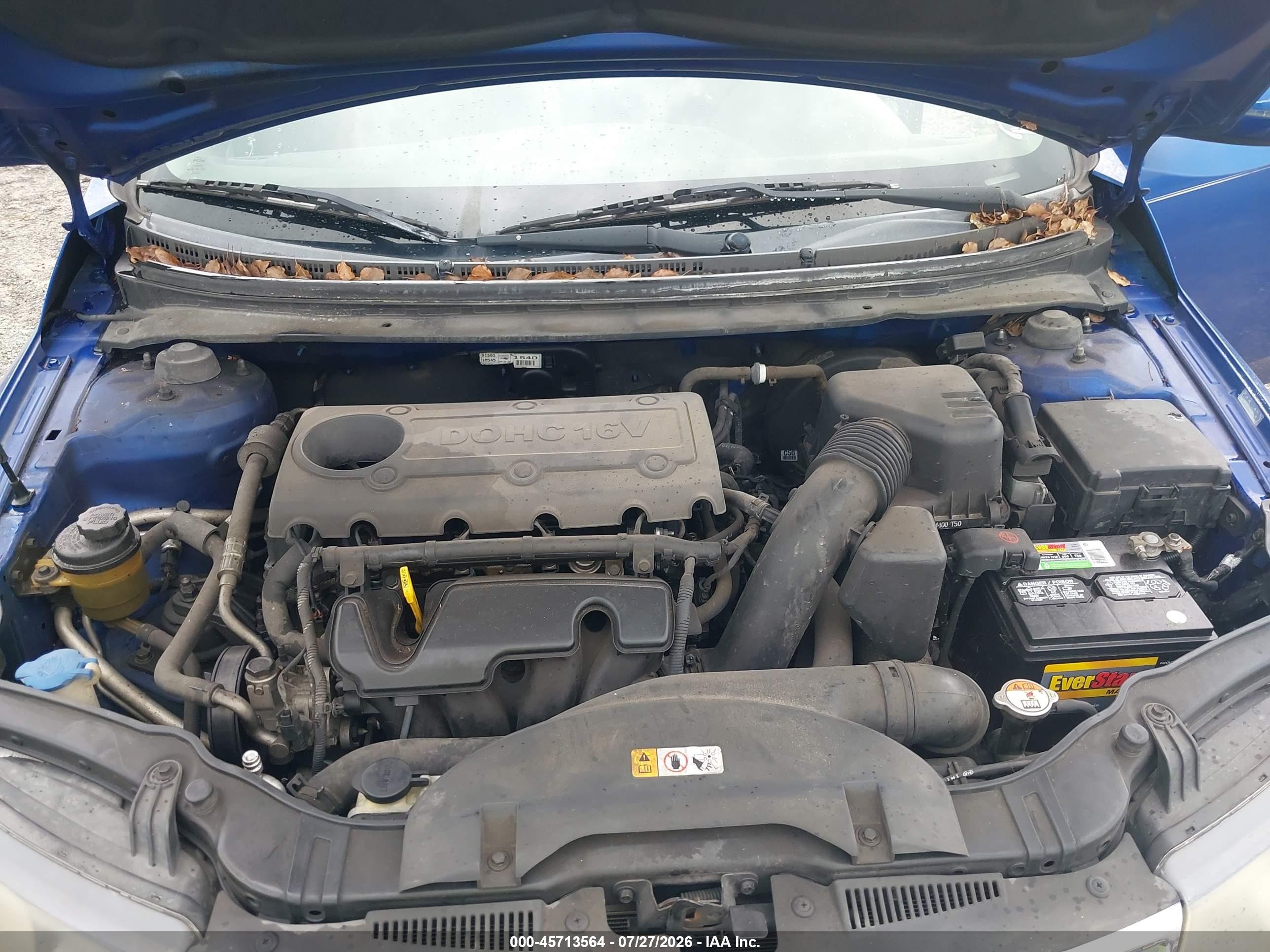 2013 Kia Forte Sx Blue vin: KNAFW5A38D5663885