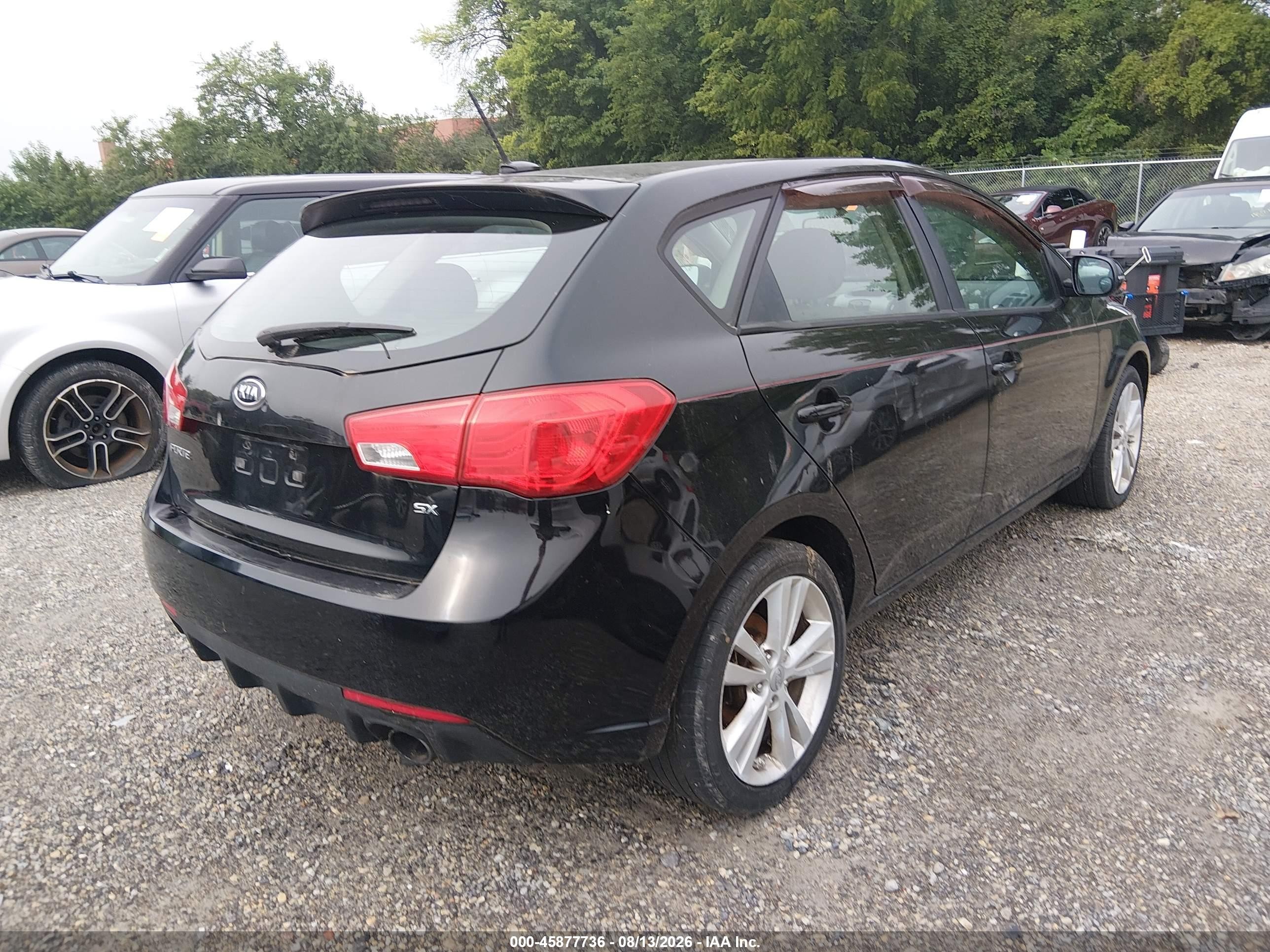 2011 Kia Forte Sx Black vin: KNAFW5A39B5325666