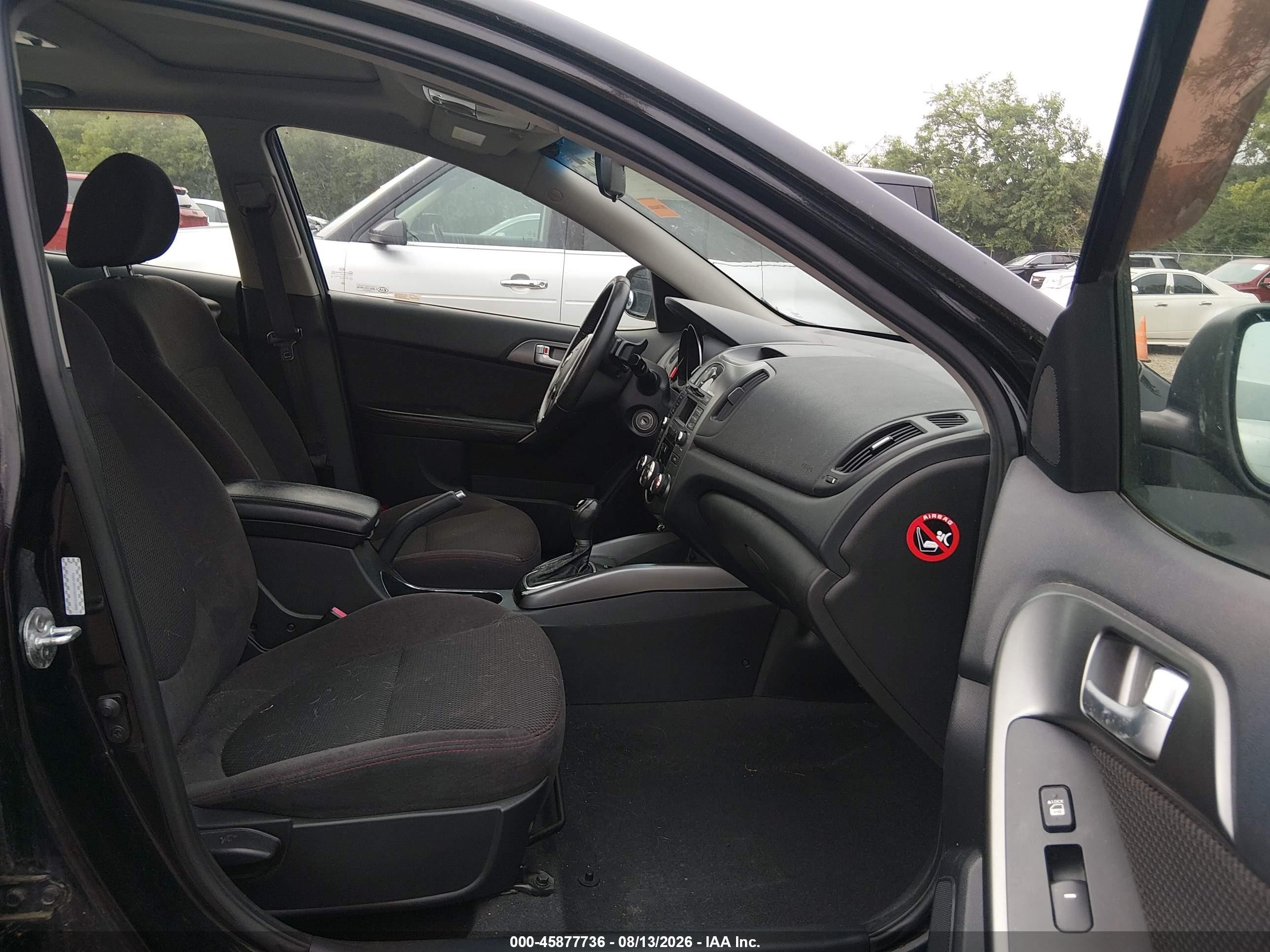 2011 Kia Forte Sx Black vin: KNAFW5A39B5325666