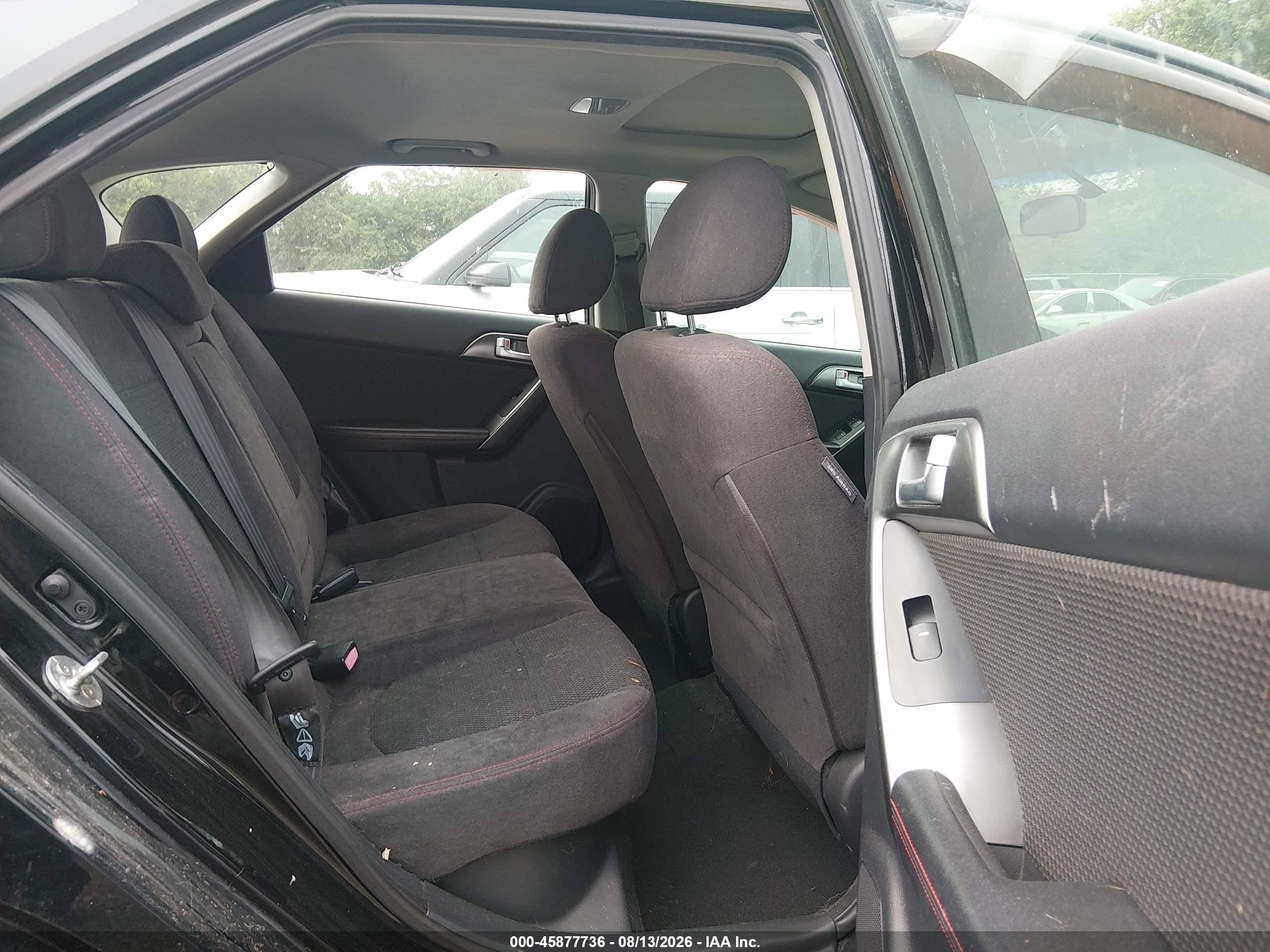 2011 Kia Forte Sx Black vin: KNAFW5A39B5325666