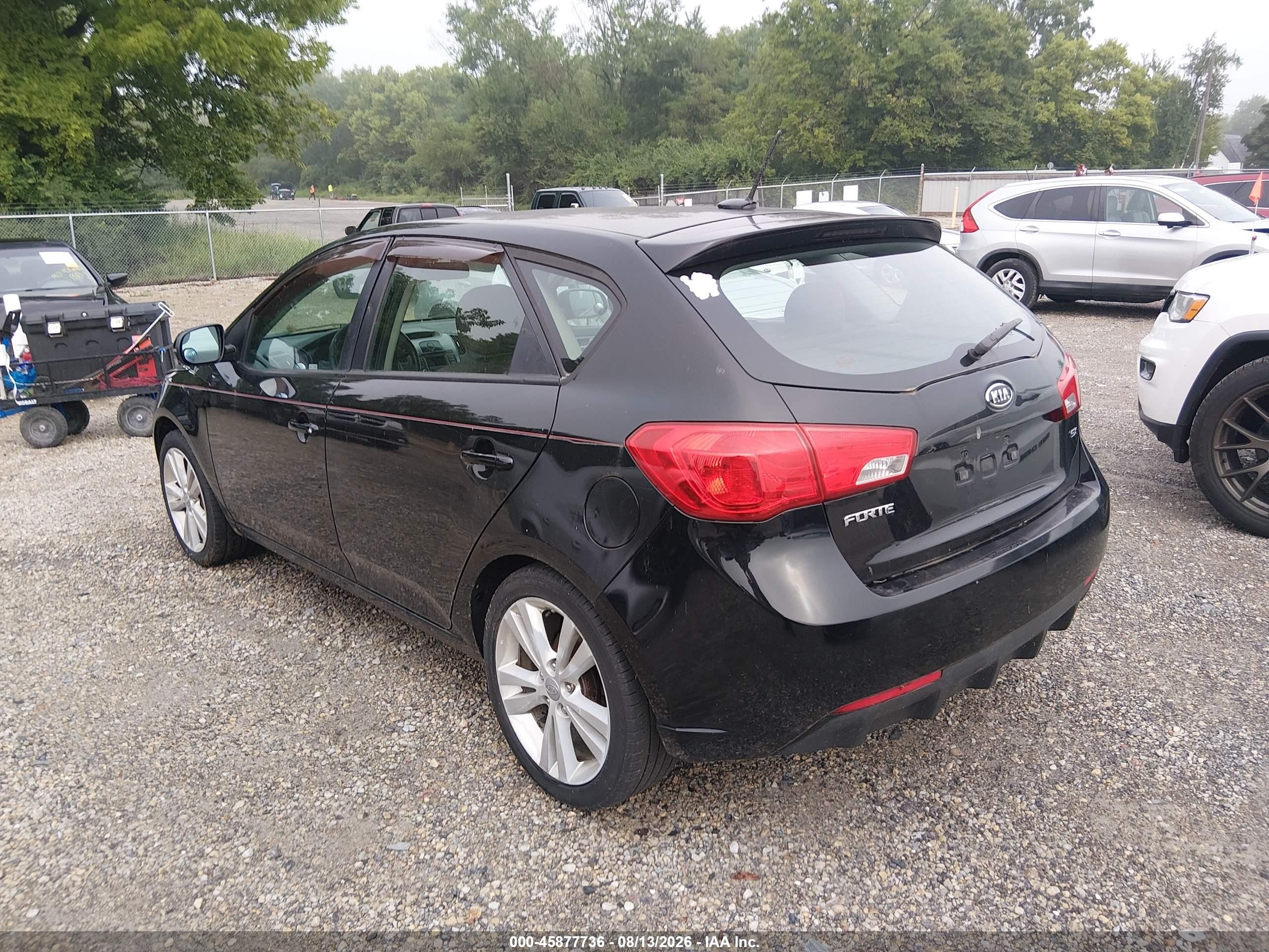 2011 Kia Forte Sx Black vin: KNAFW5A39B5325666