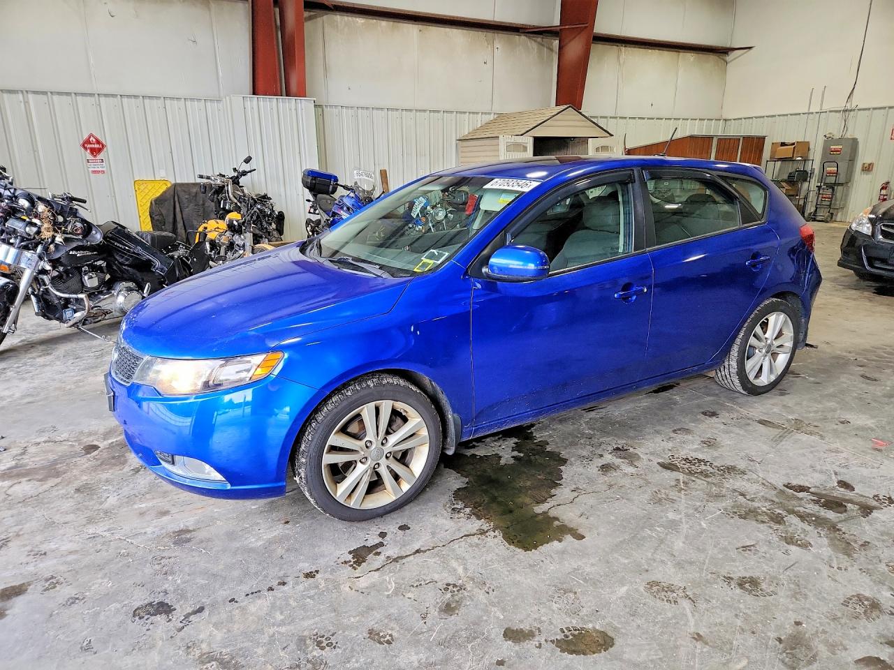 2013 Kia Forte5 Sx Blue vin: KNAFW5A39D5667265