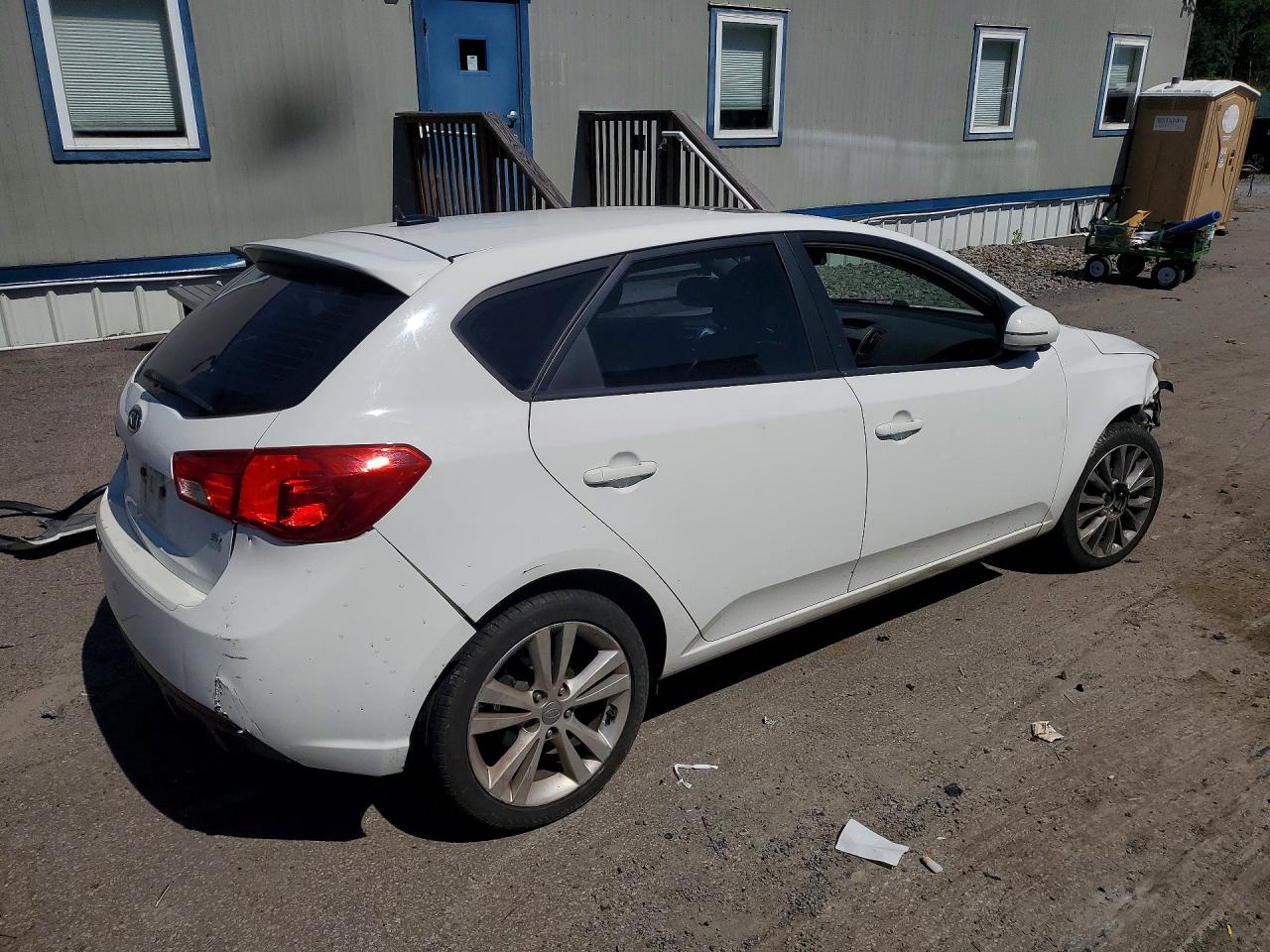 2011 Kia Forte5 Sx White vin: KNAFW5A3XB5413142