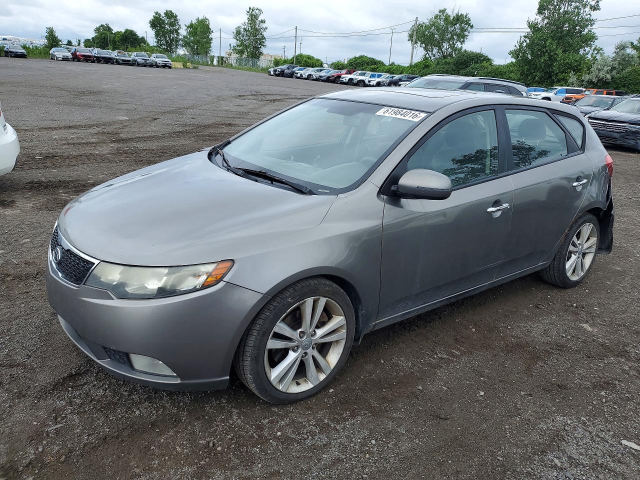 2012 Kia Forte5 Sx Серый vin: KNAFW5A3XC5494631