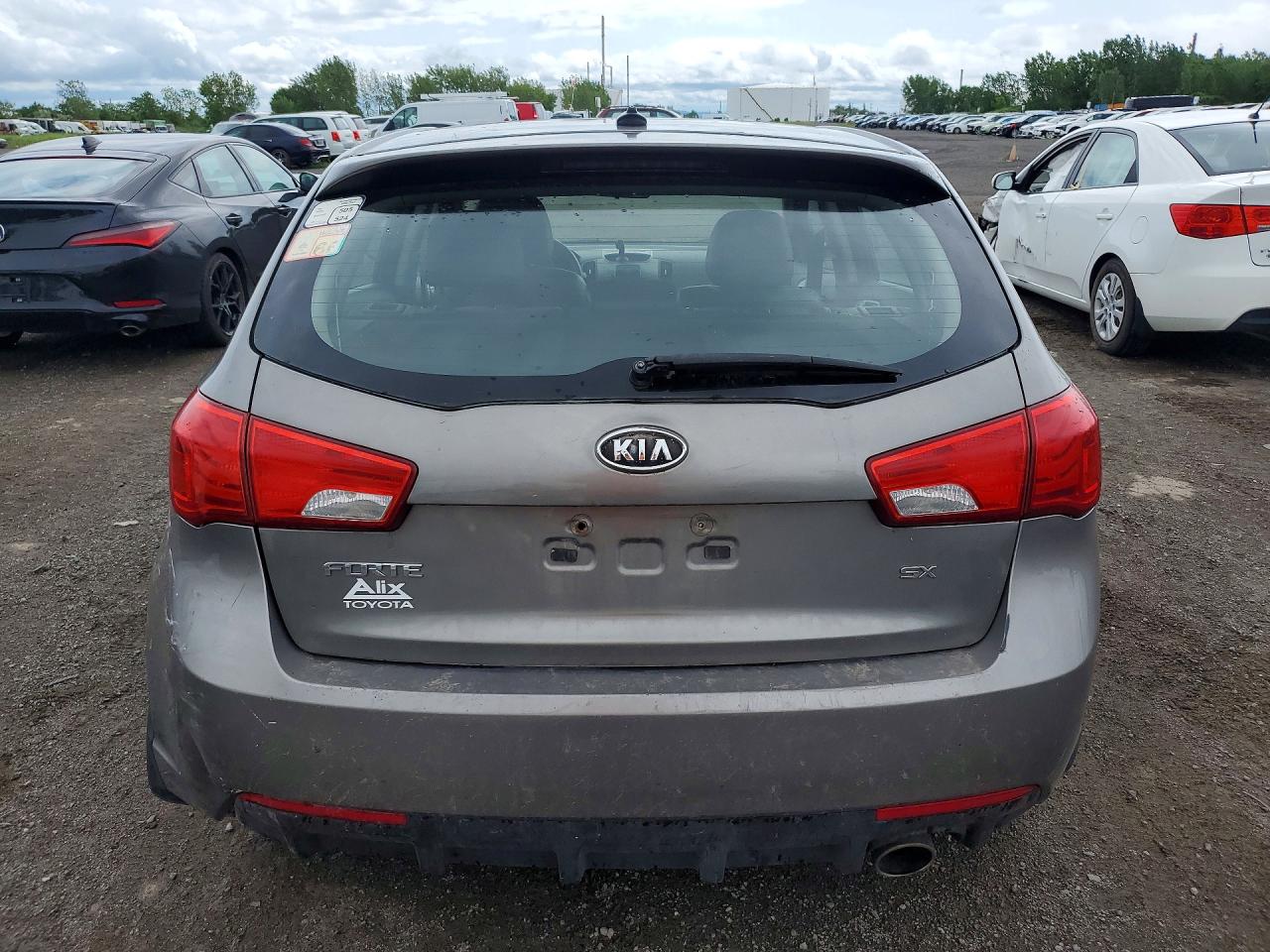 2012 Kia Forte5 Sx Серый vin: KNAFW5A3XC5494631