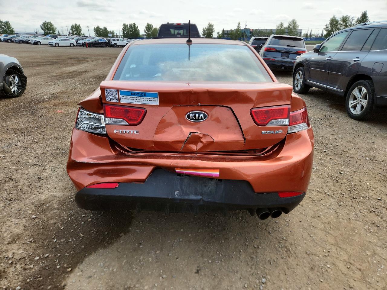 2010 Kia Forte Sx Orange vin: KNAFW6A30A5193255