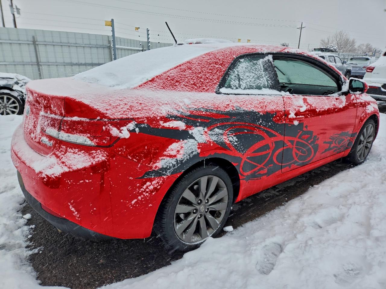 2011 Kia Forte Sx Red vin: KNAFW6A30B5317445