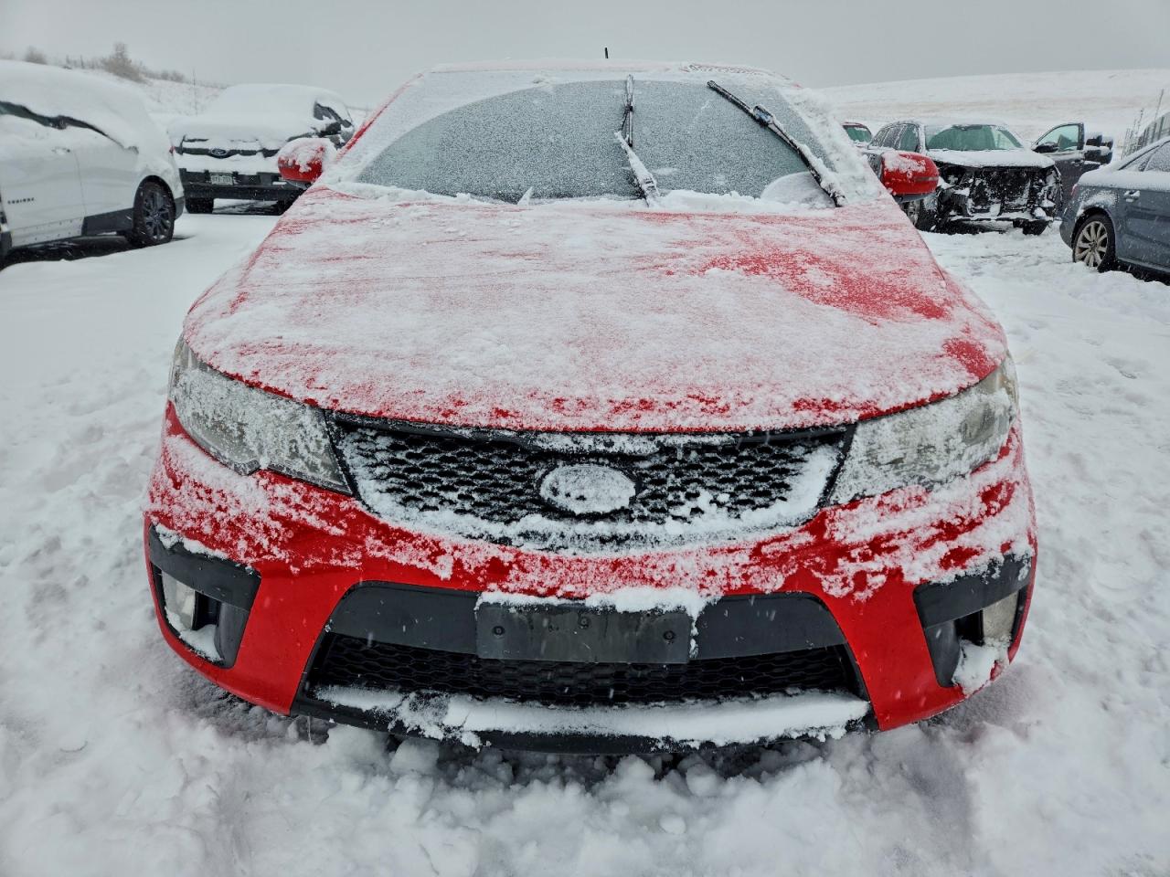2011 Kia Forte Sx Red vin: KNAFW6A30B5317445