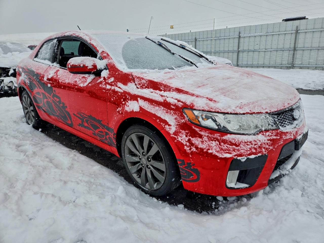 2011 Kia Forte Sx Red vin: KNAFW6A30B5317445