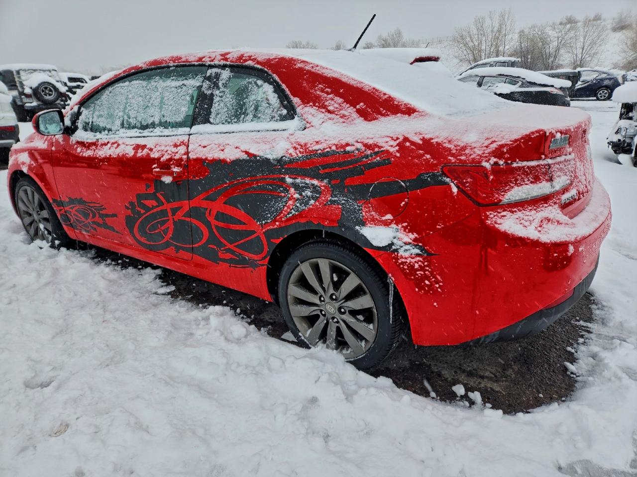 2011 Kia Forte Sx Red vin: KNAFW6A30B5317445
