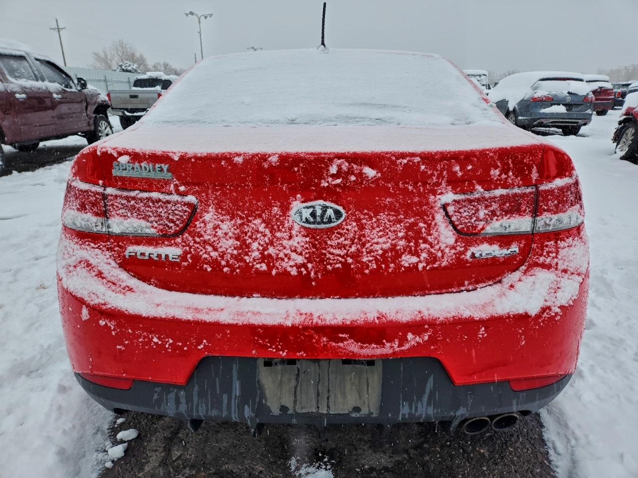 2011 Kia Forte Sx Red vin: KNAFW6A30B5317445