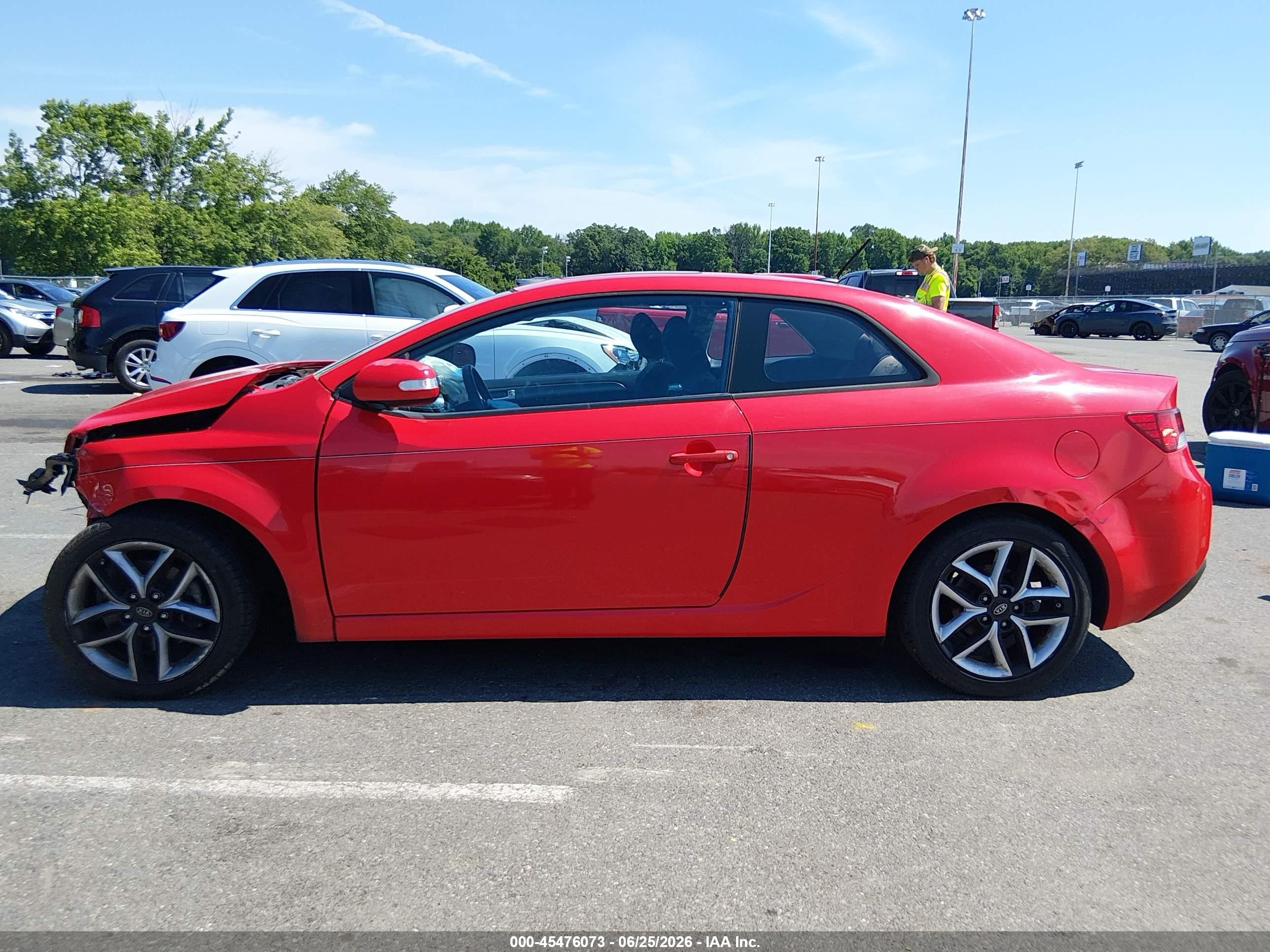 2010 Kia Forte Koup Sx Красный vin: KNAFW6A31A5125546