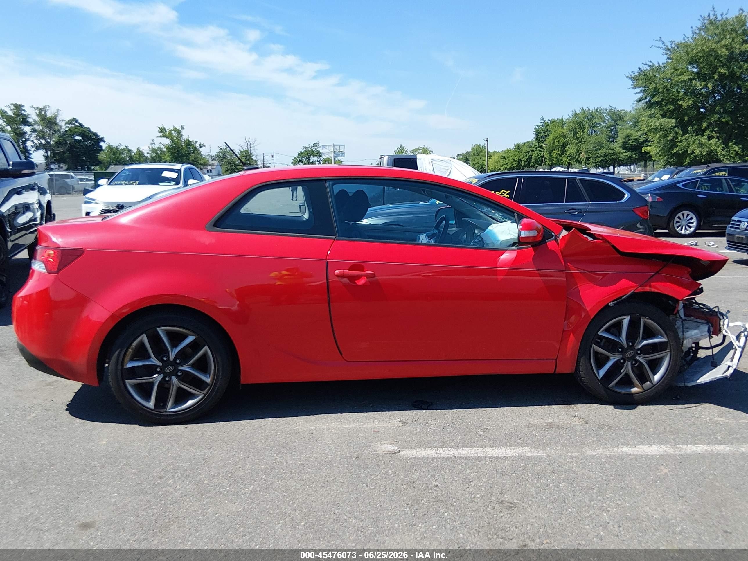 2010 Kia Forte Koup Sx Красный vin: KNAFW6A31A5125546