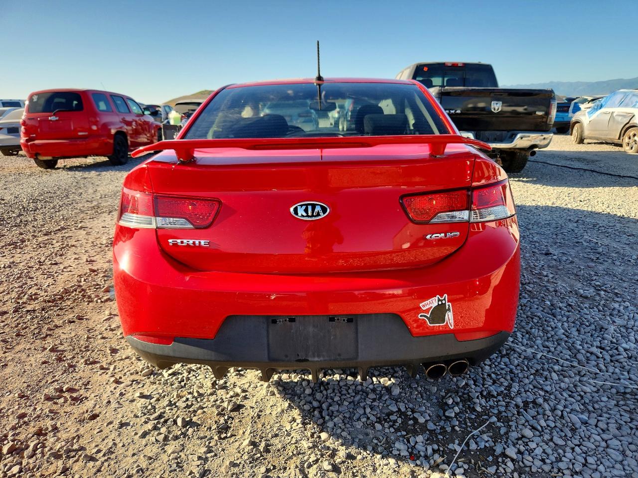 2010 Kia Forte Sx Red vin: KNAFW6A31A5131332