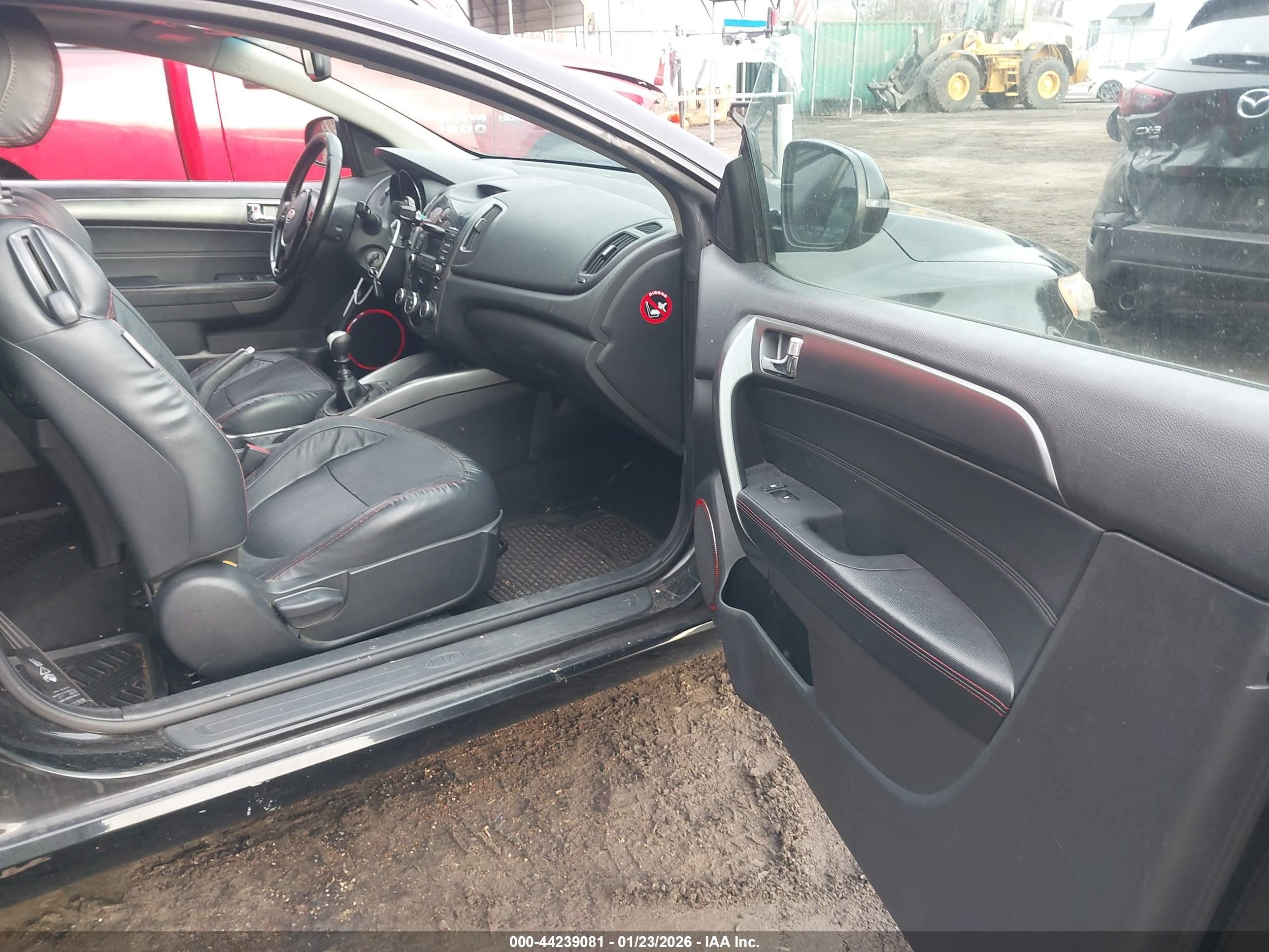 2013 Kia Forte Koup Sx Черный vin: KNAFW6A31D5742238