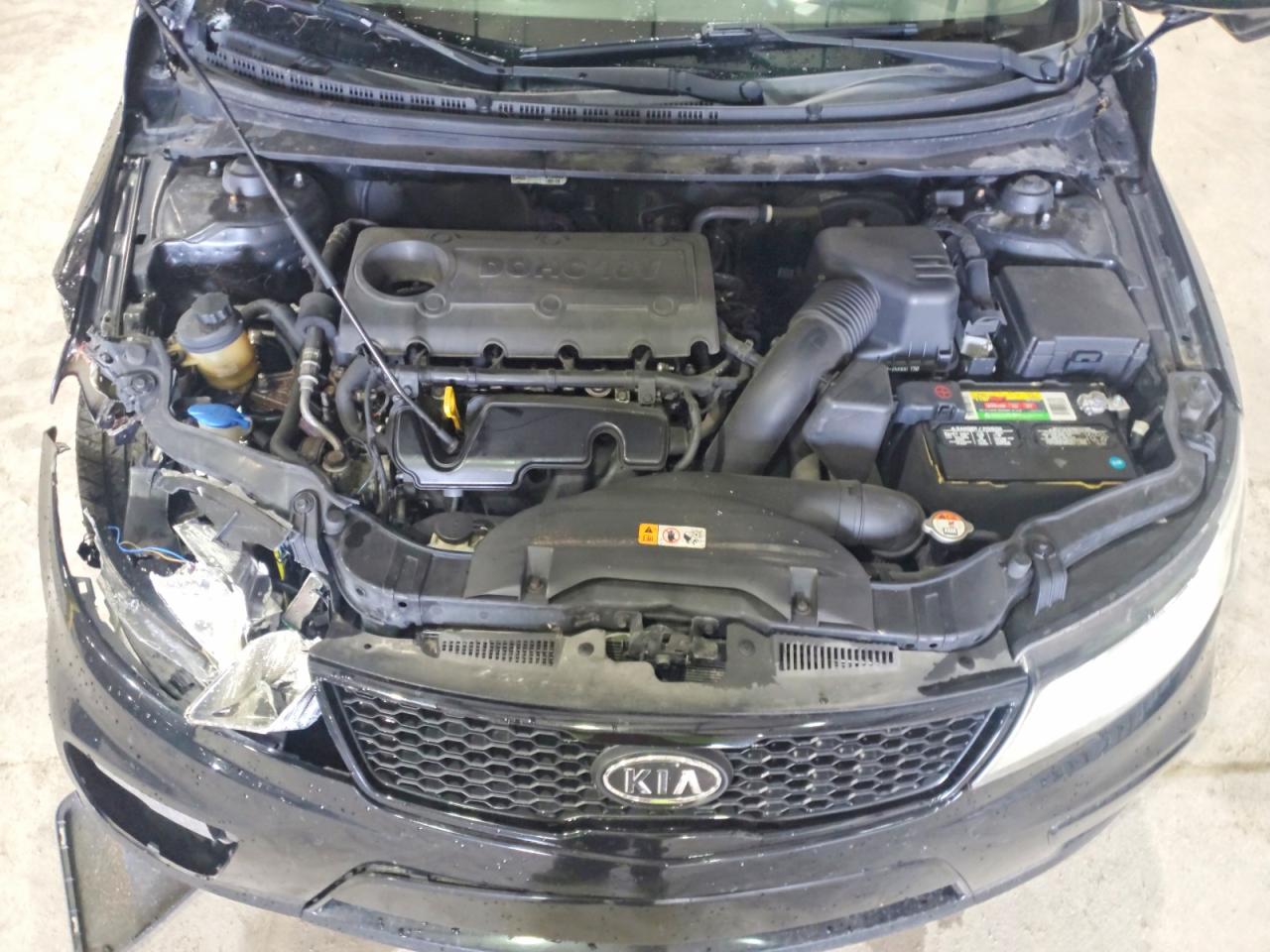 2013 Kia Forte Sx Black vin: KNAFW6A31D5745656